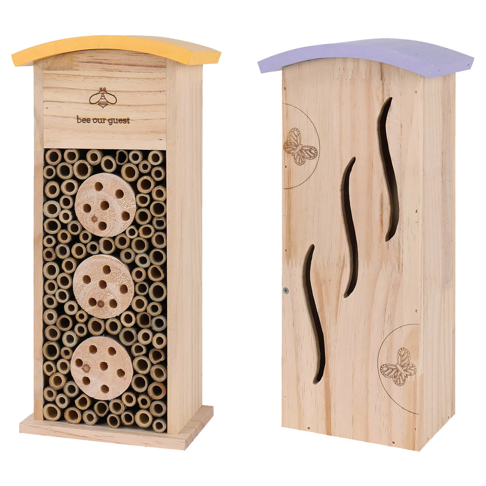 14" Mason Bee & Butterfly Tower, 2-Pack