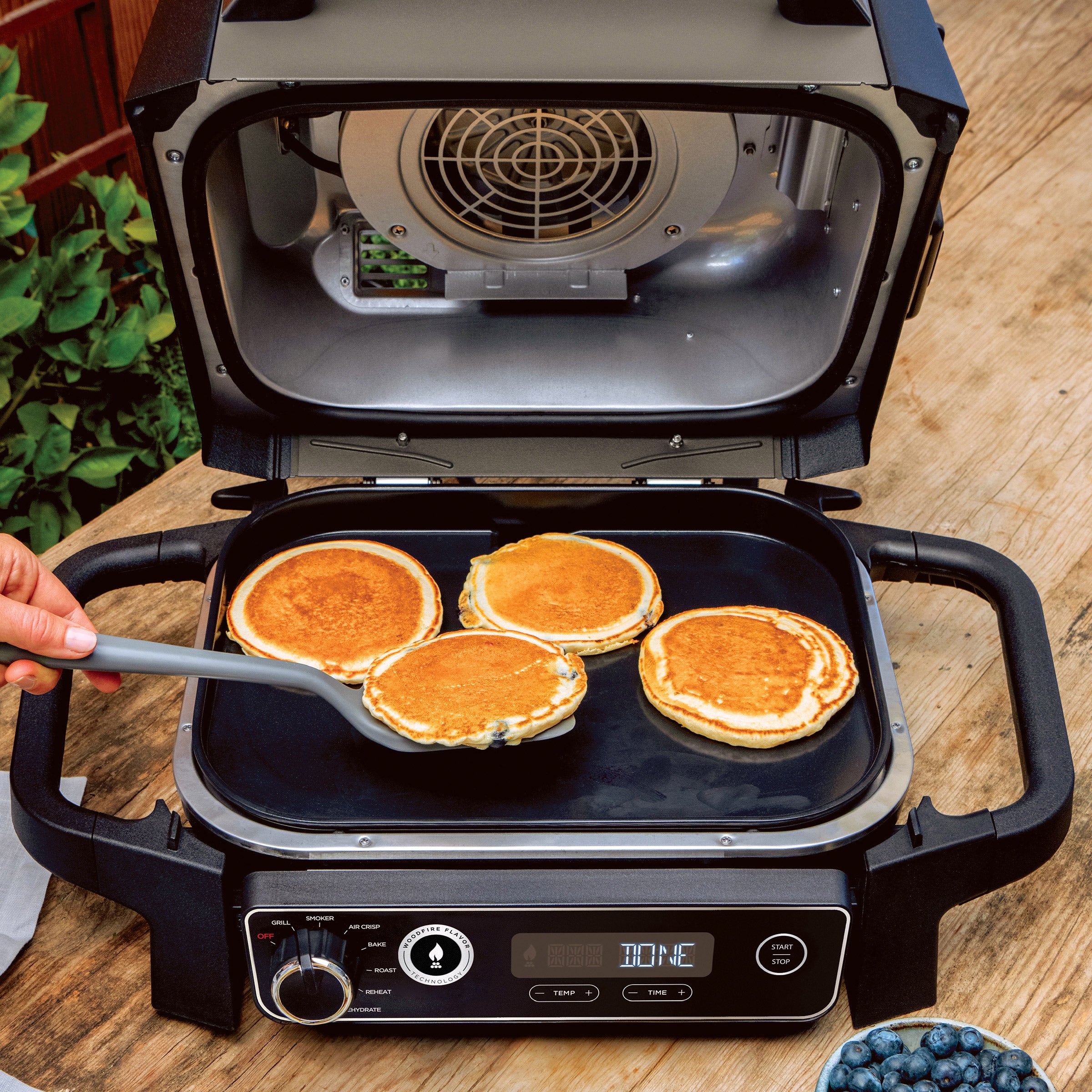 Ninja Woodfire Electric Outdoor Grill, Smoker, & Griddle