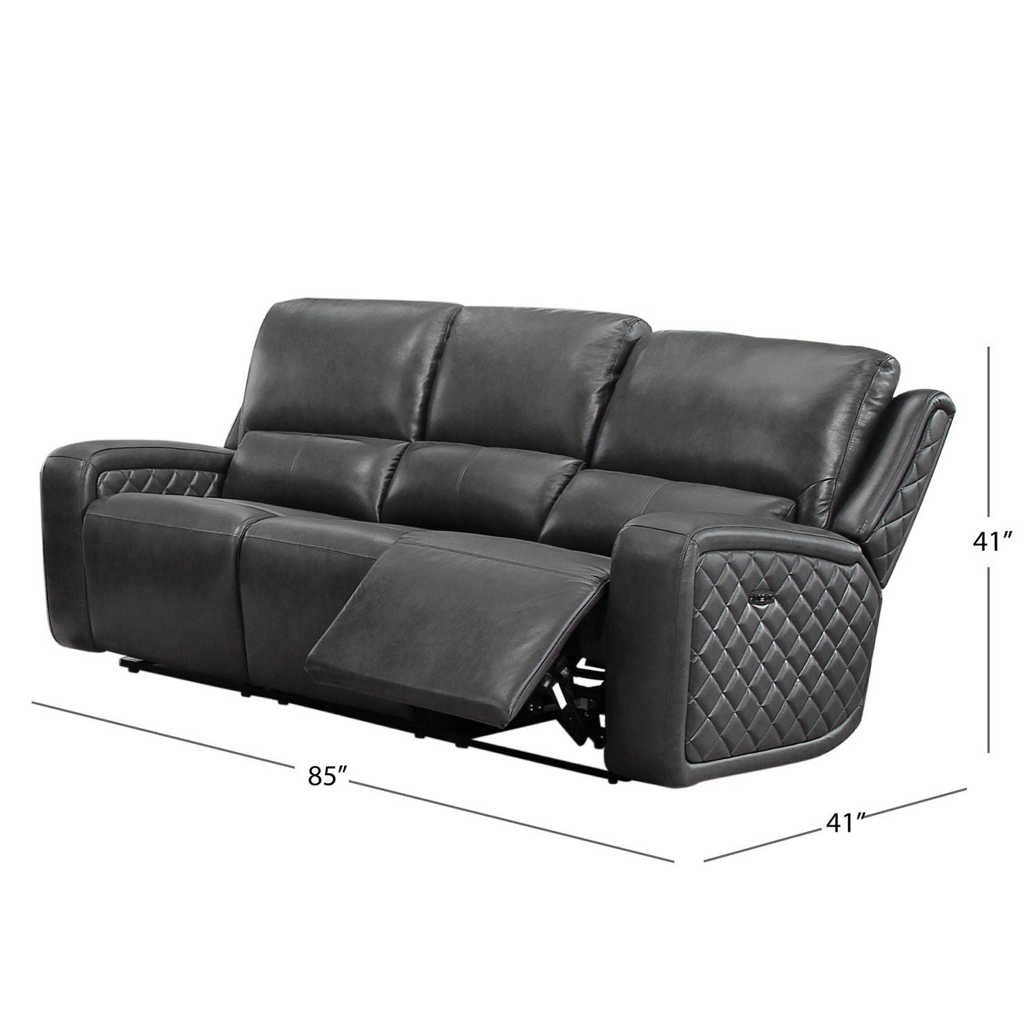 Dominick 2-piece Leather Power Reclining Set with Power Headrests