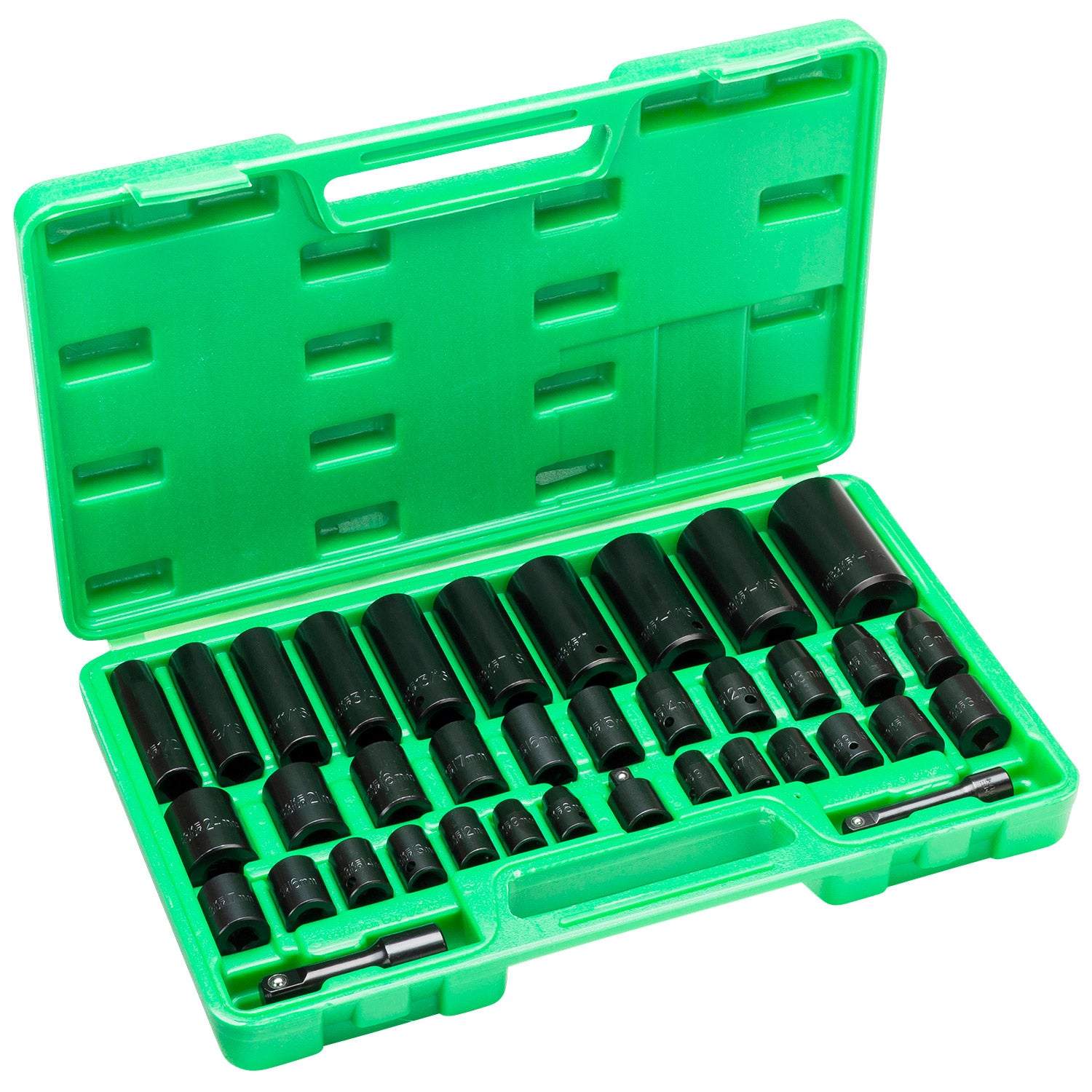Steel Vision 38-piece Drive Impact Socket Set