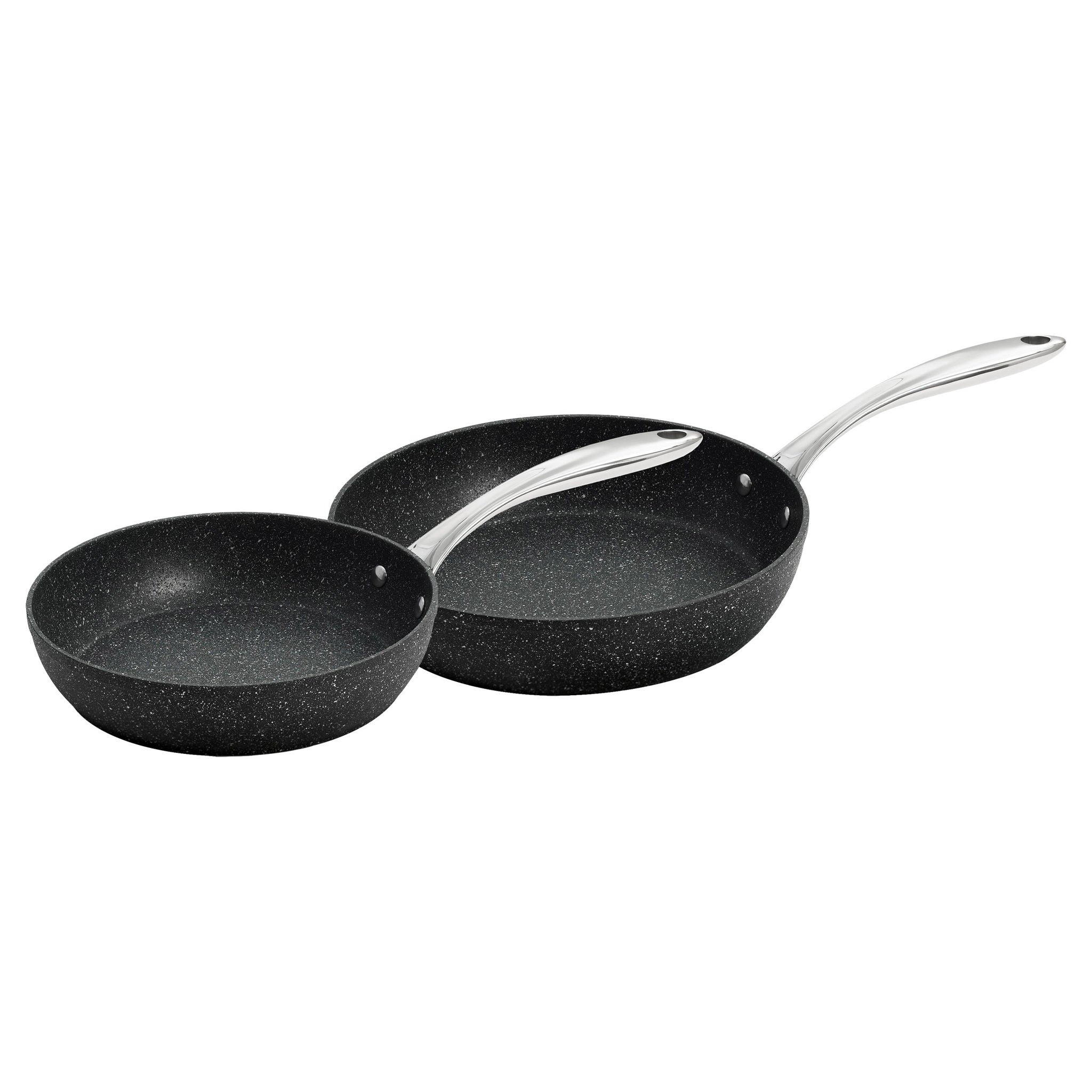 Starfrit The Rock 2-piece Fry Pan Set