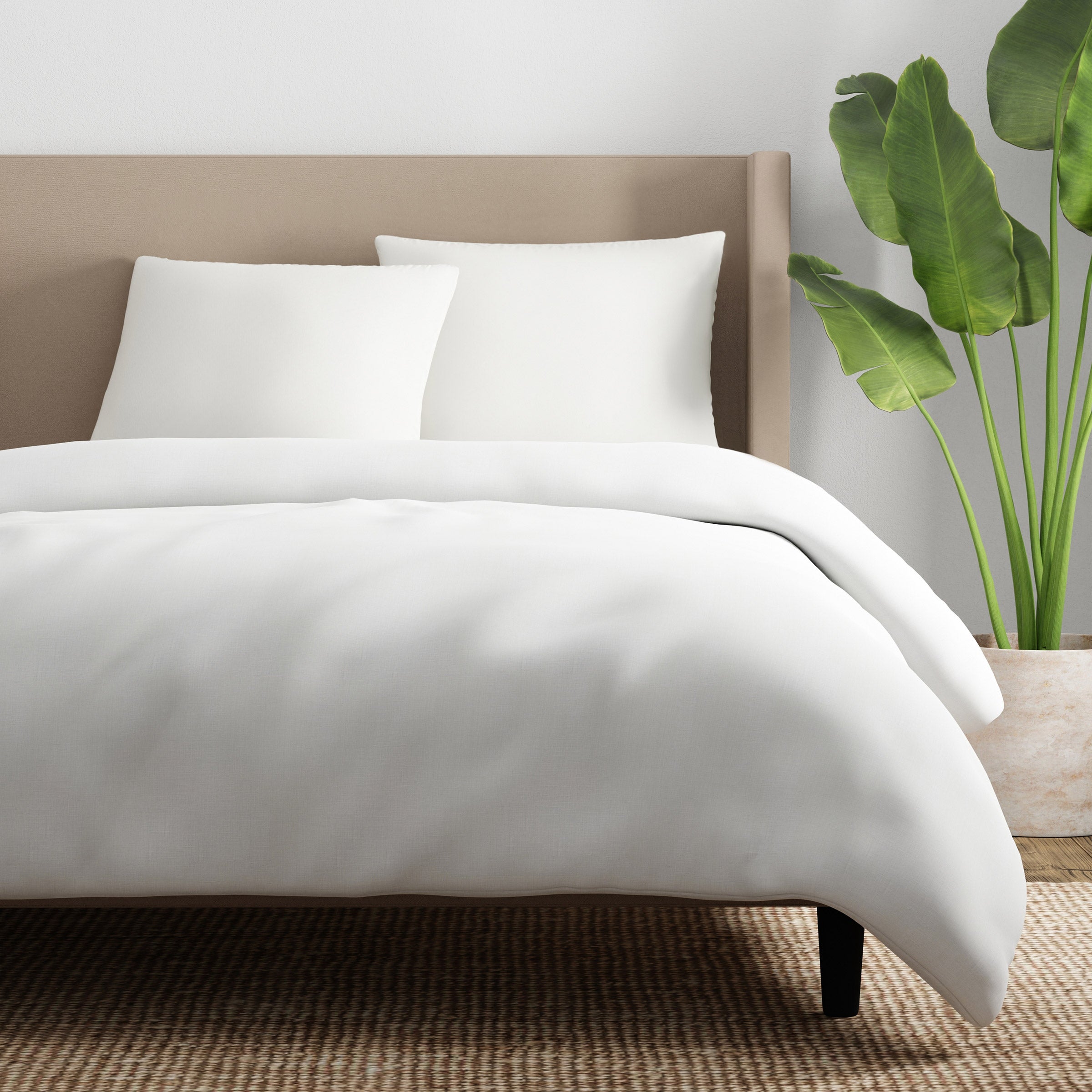 AllerEase Organic Cotton Top Allergy Protection Pillow, 2-pack