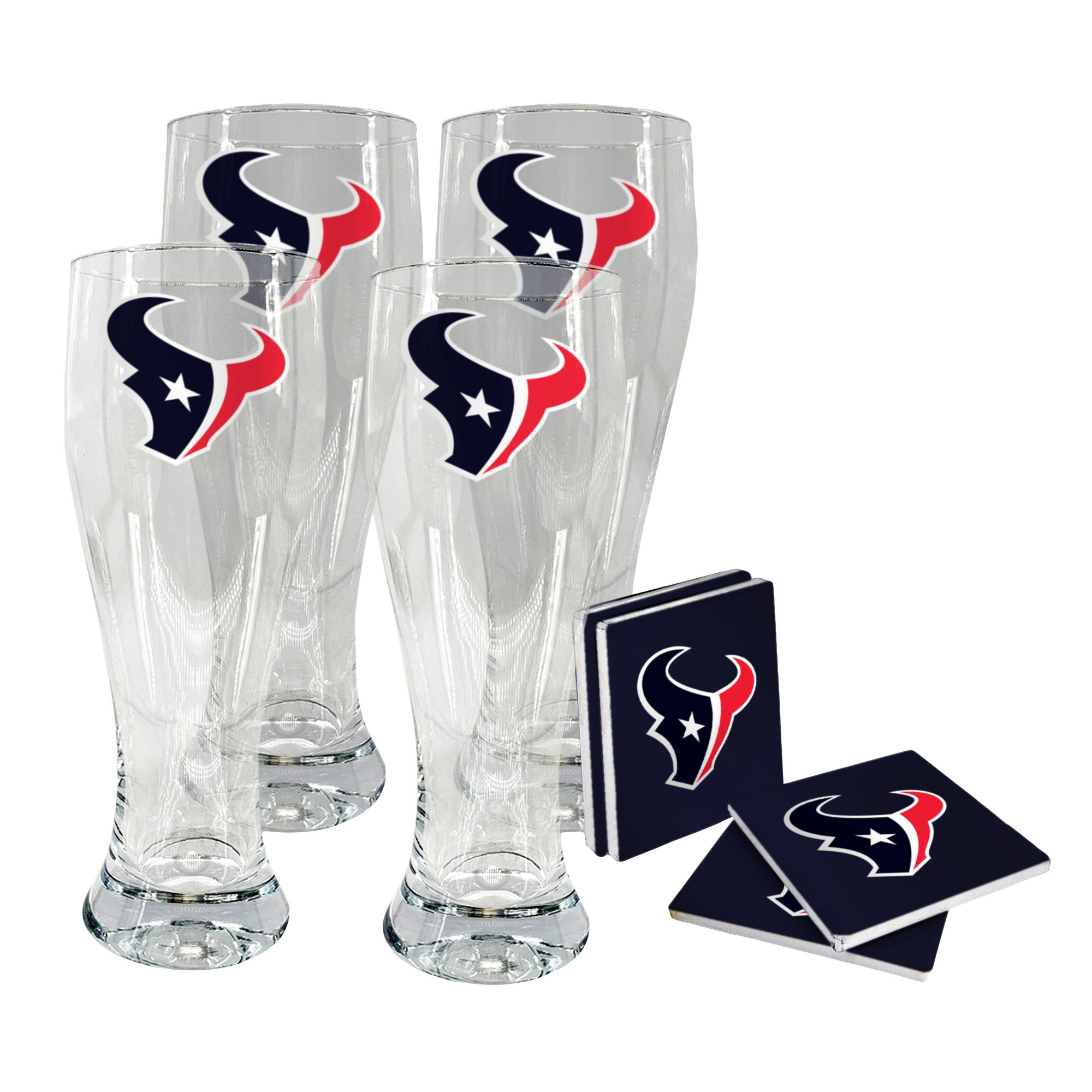 NFL Pilsner & Coaster Set