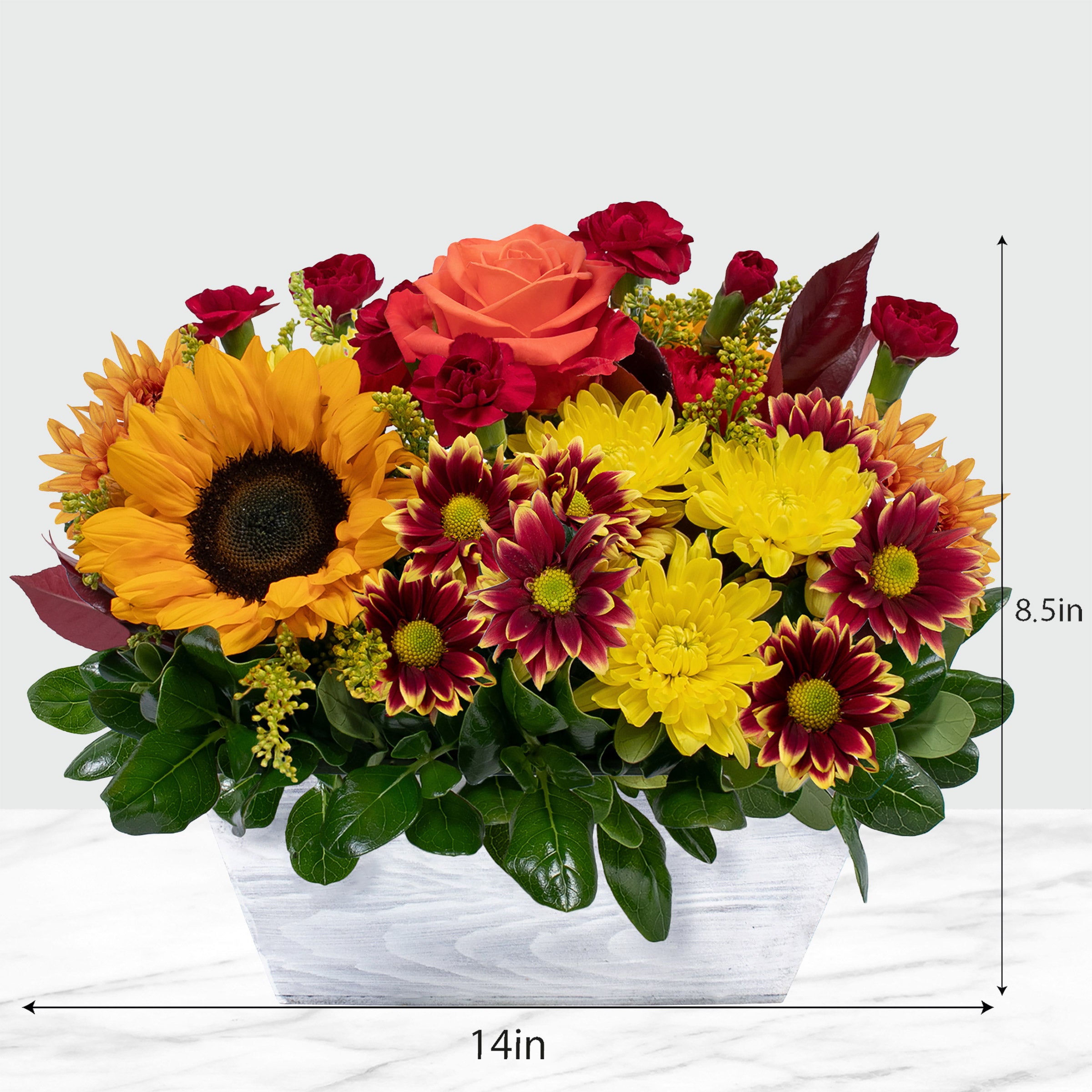 Fall Sunset Floral Arrangement