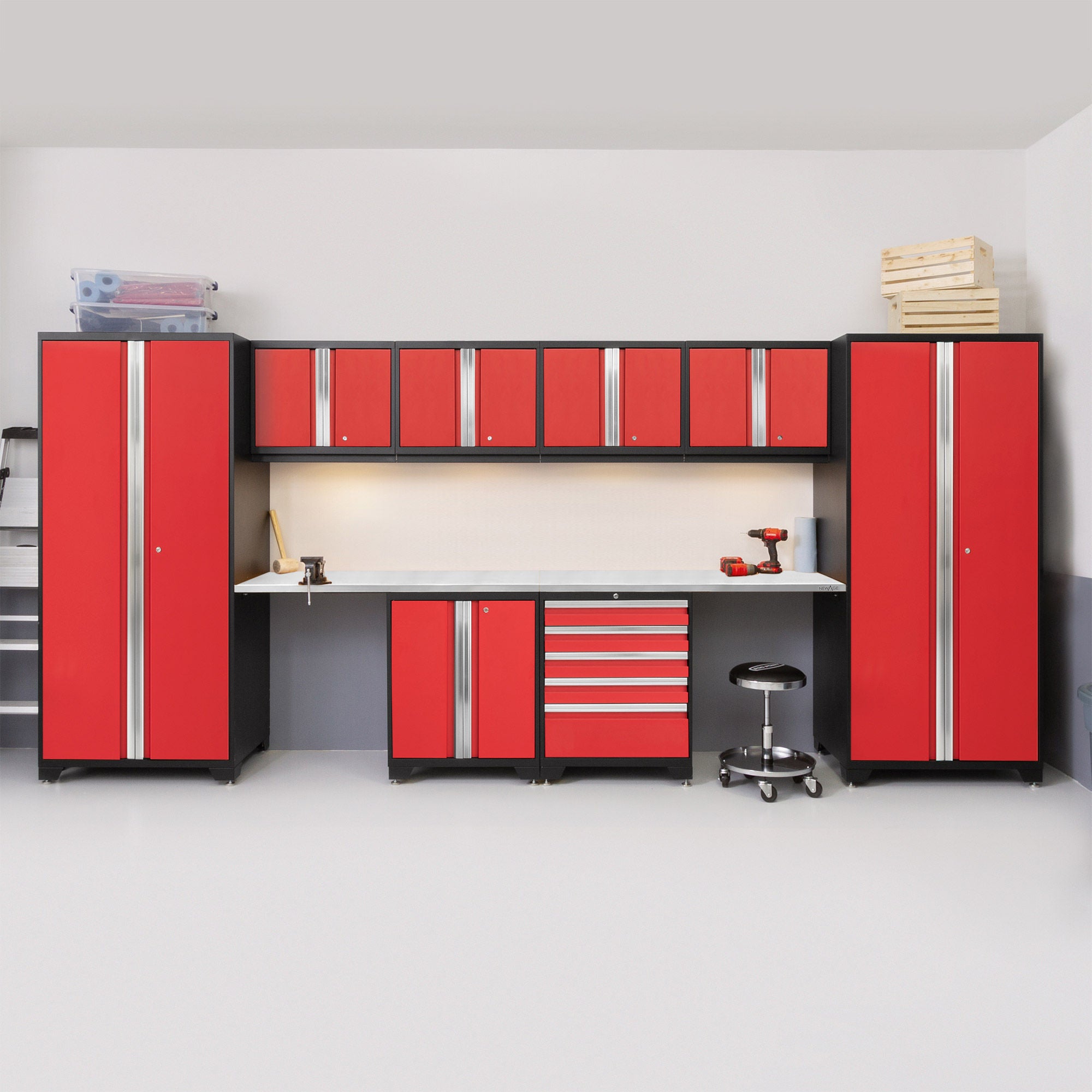 NewAge Products Pro 3.0 Series Storage Cabinet 10-piece Set