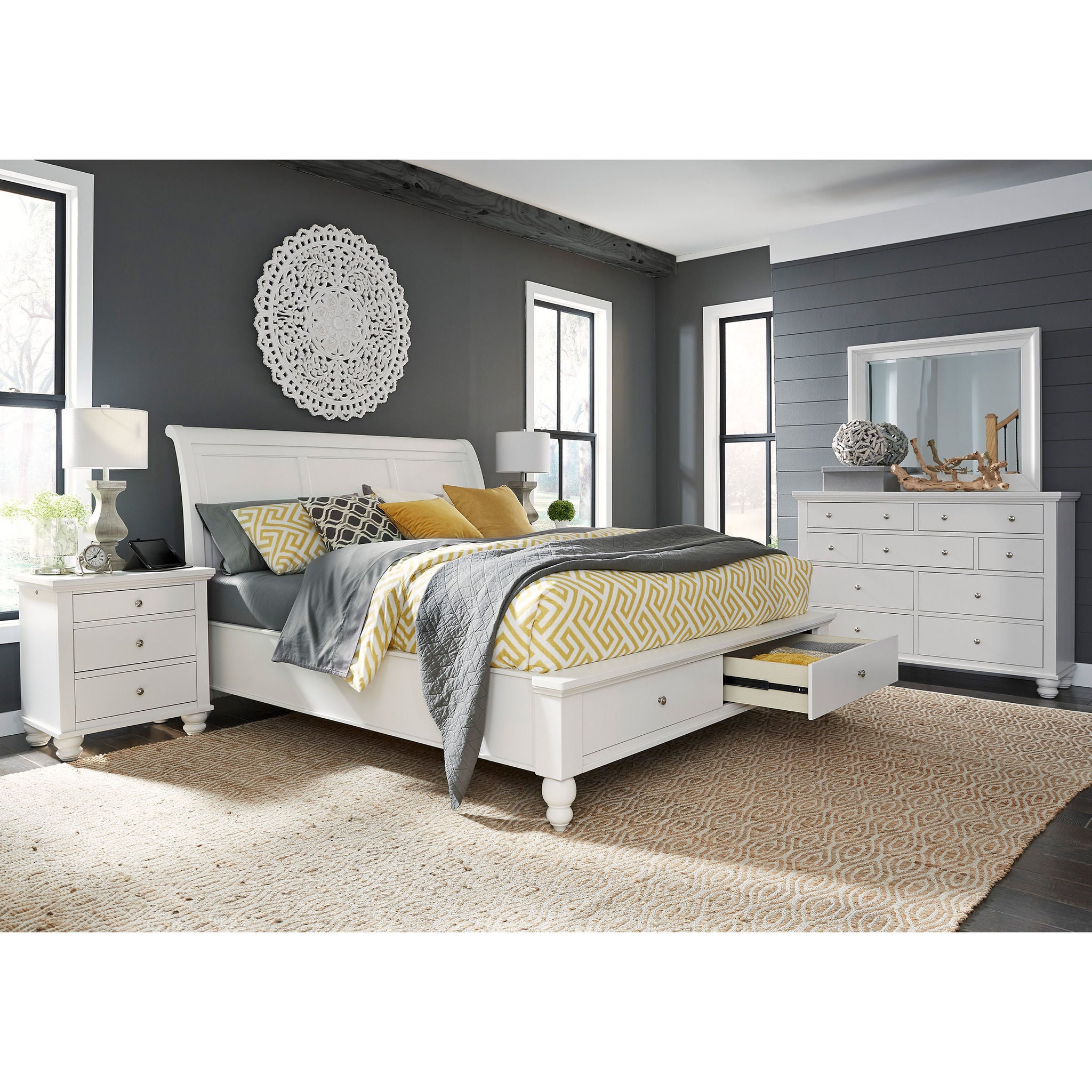 Ashfield Bedroom Collection in White