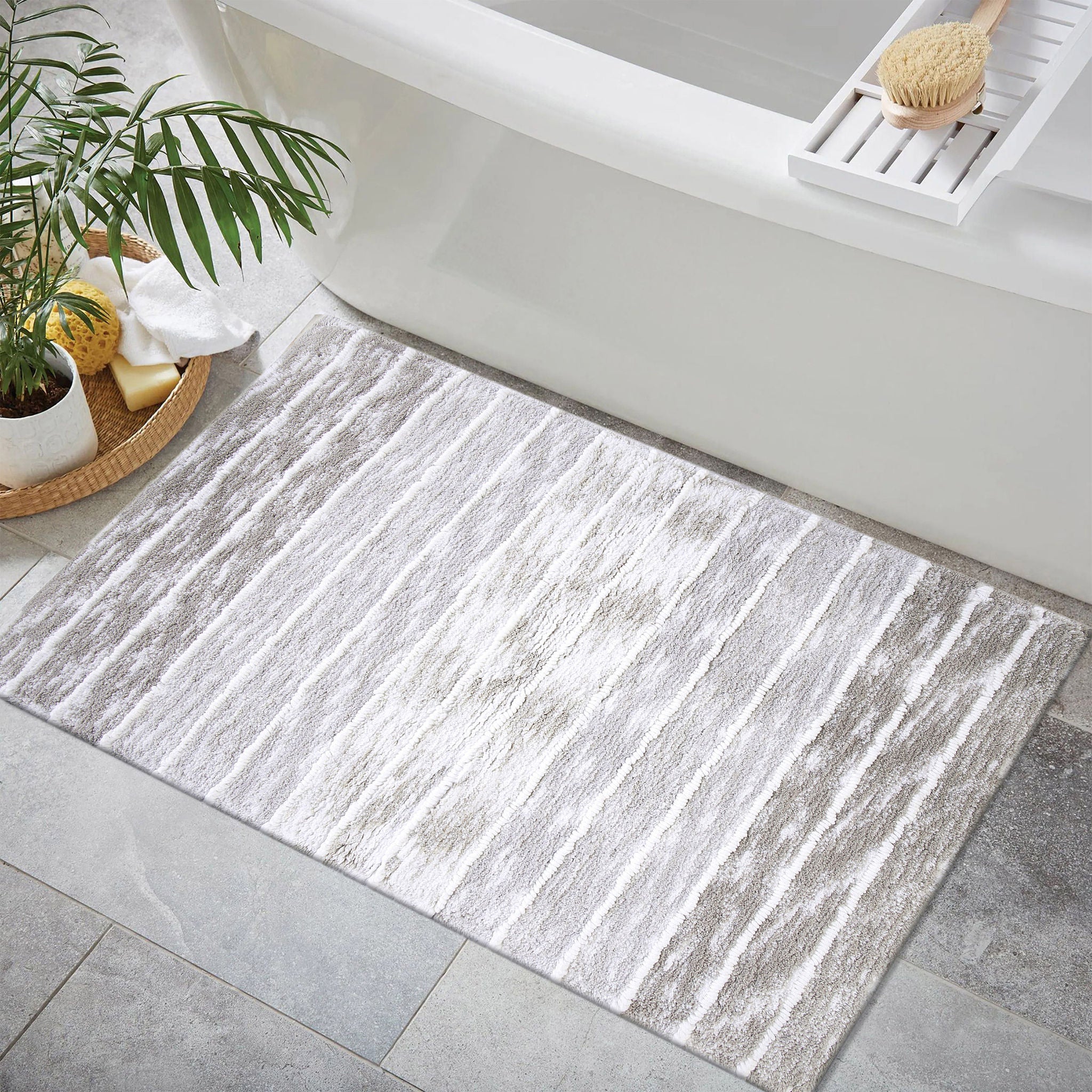 Ombre Space Dye Bath Rug