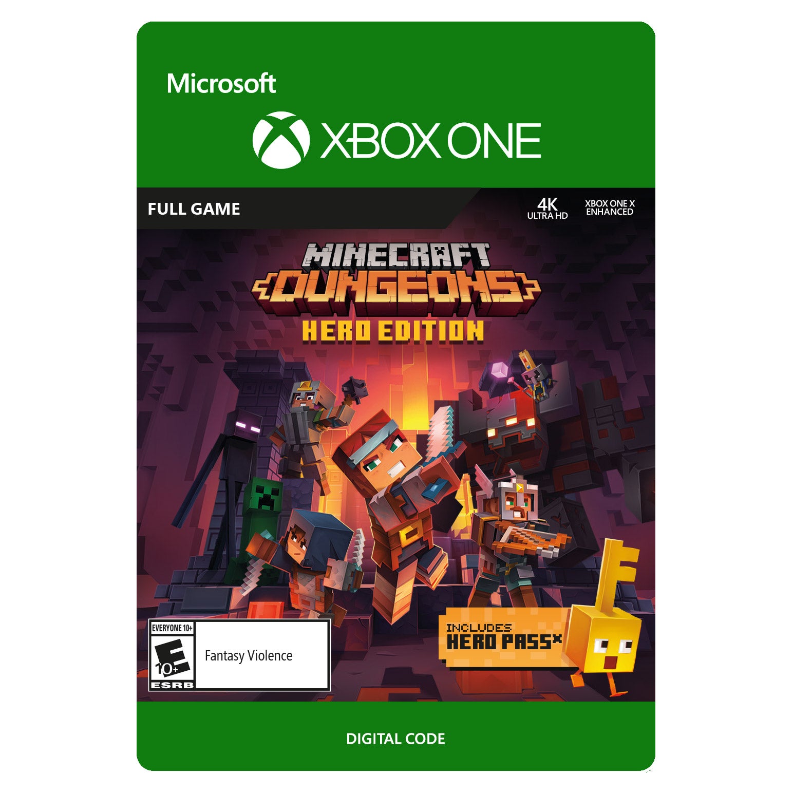 Minecraft Dungeons: Hero Edition - Xbox One Game (Digital Download)