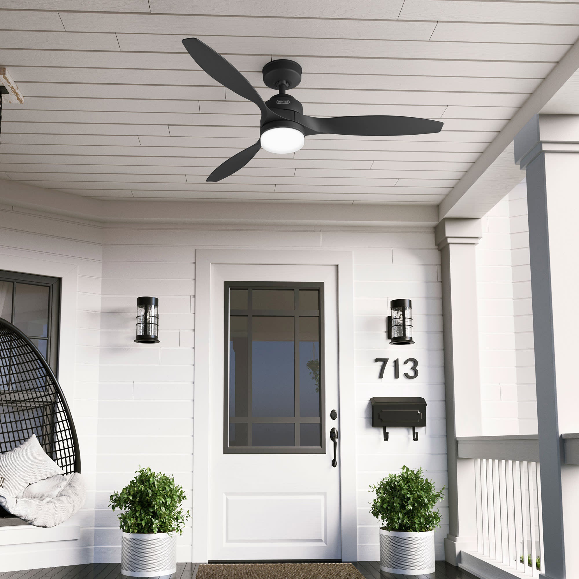 Hunter Trielle 52" Indoor/Outdoor Ceiling Fan