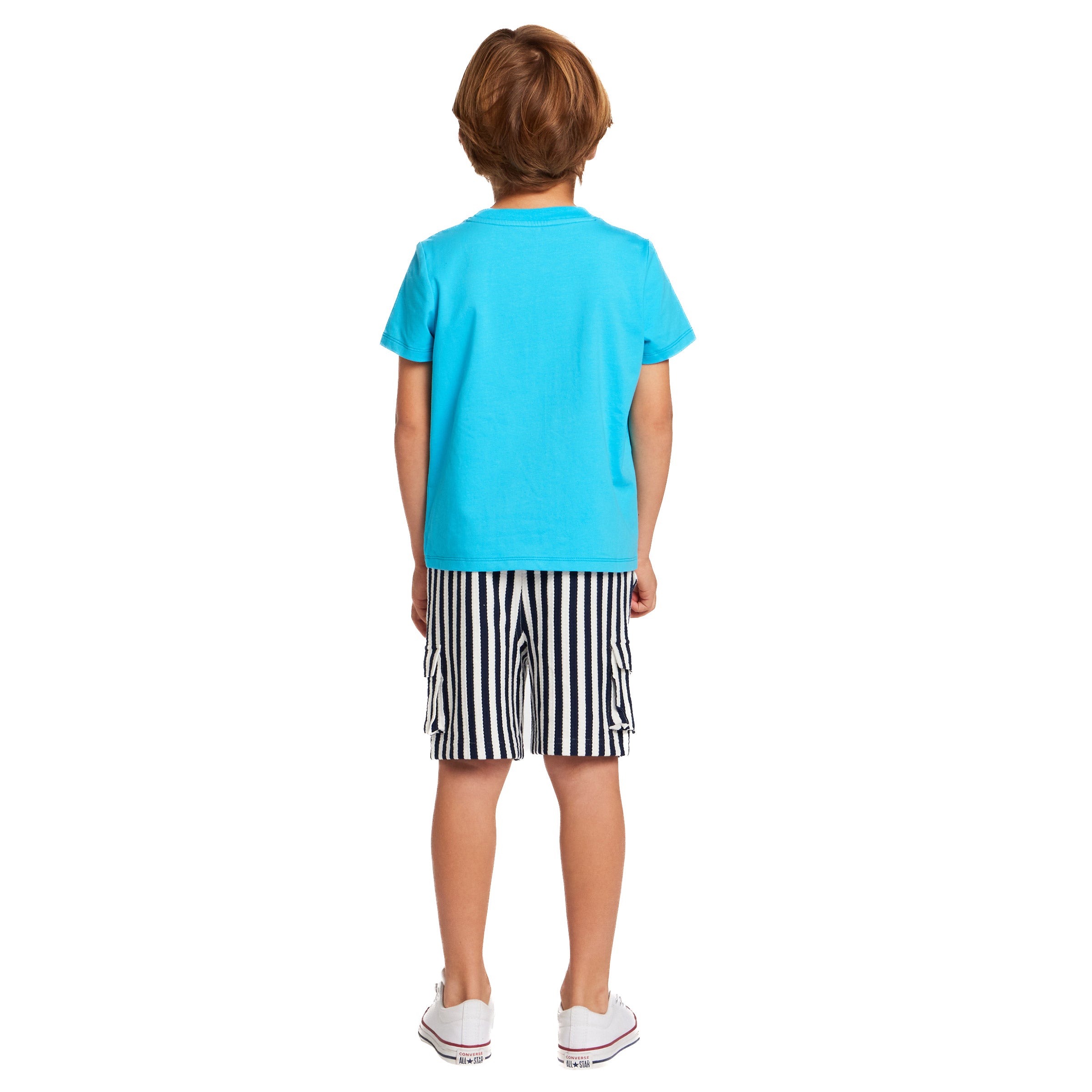 Andy & Evan Kids 2-piece 3D Cargo Short Set