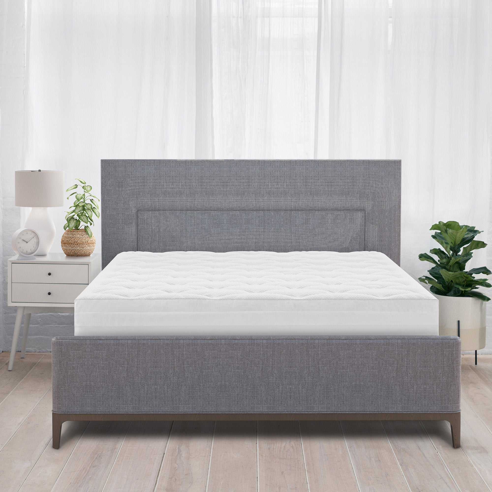 Novaform Plush Pillowtop 4” Memory Foam Mattress Topper