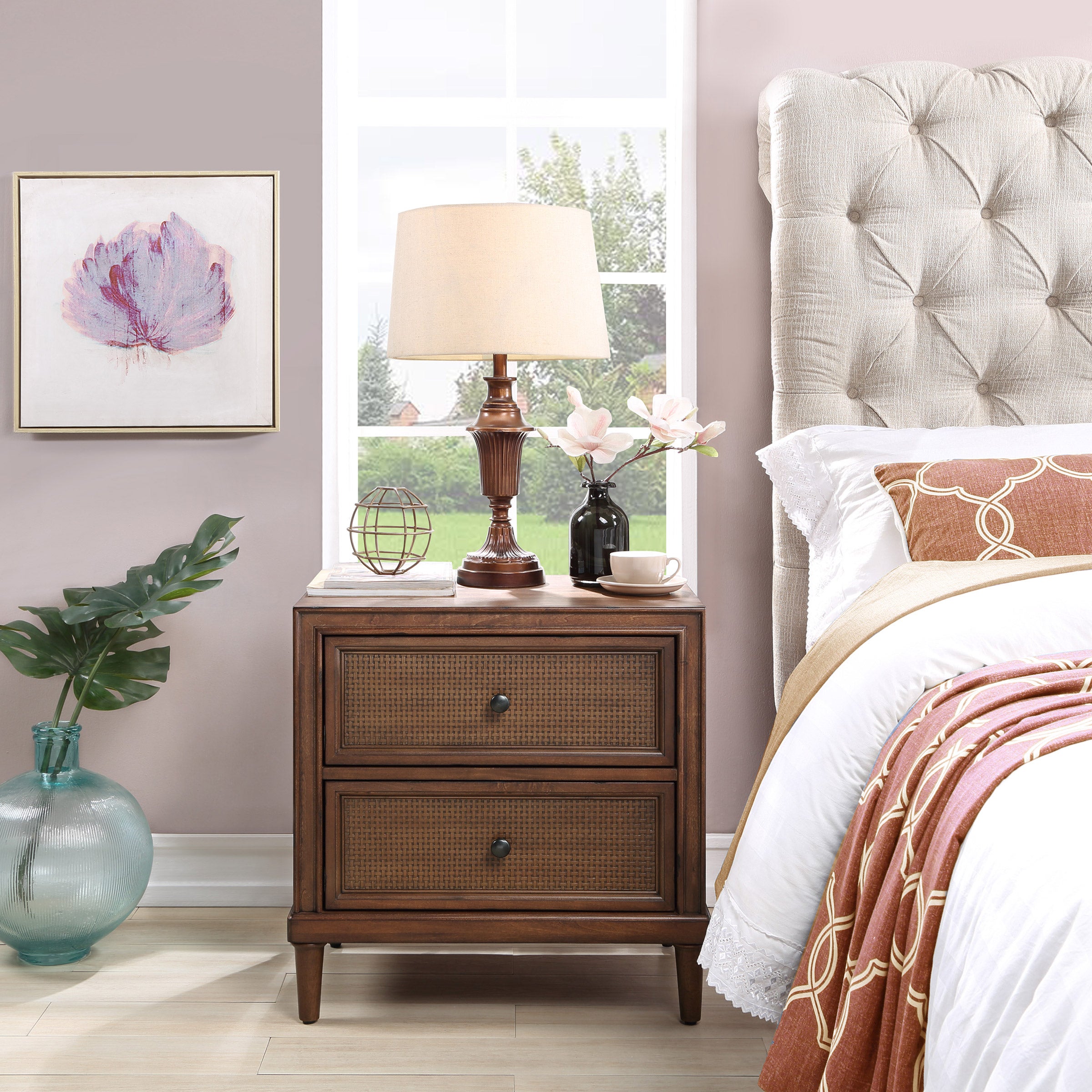 Estelle Nightstand with Power
