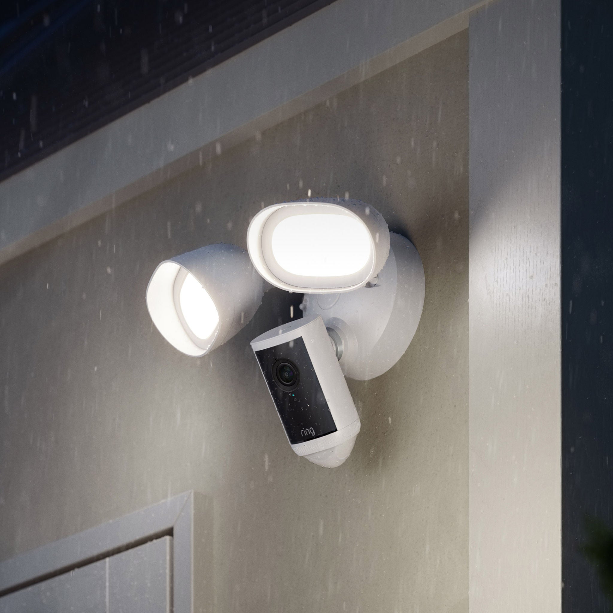 Ring Wired Doorbell Pro and Floodlight Cam Pro Bundle