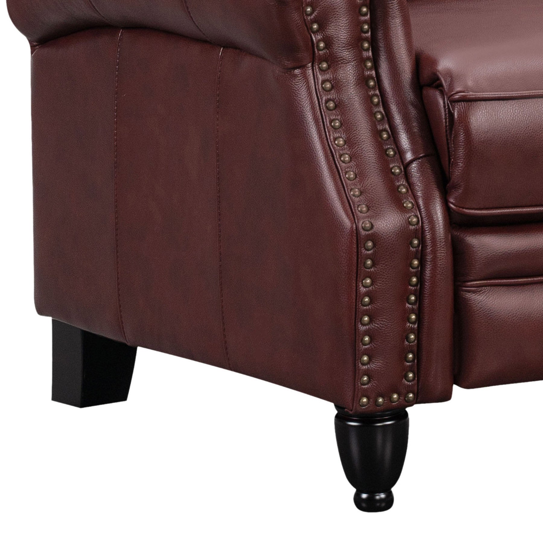 Pollenzo Leather Pushback Recliner