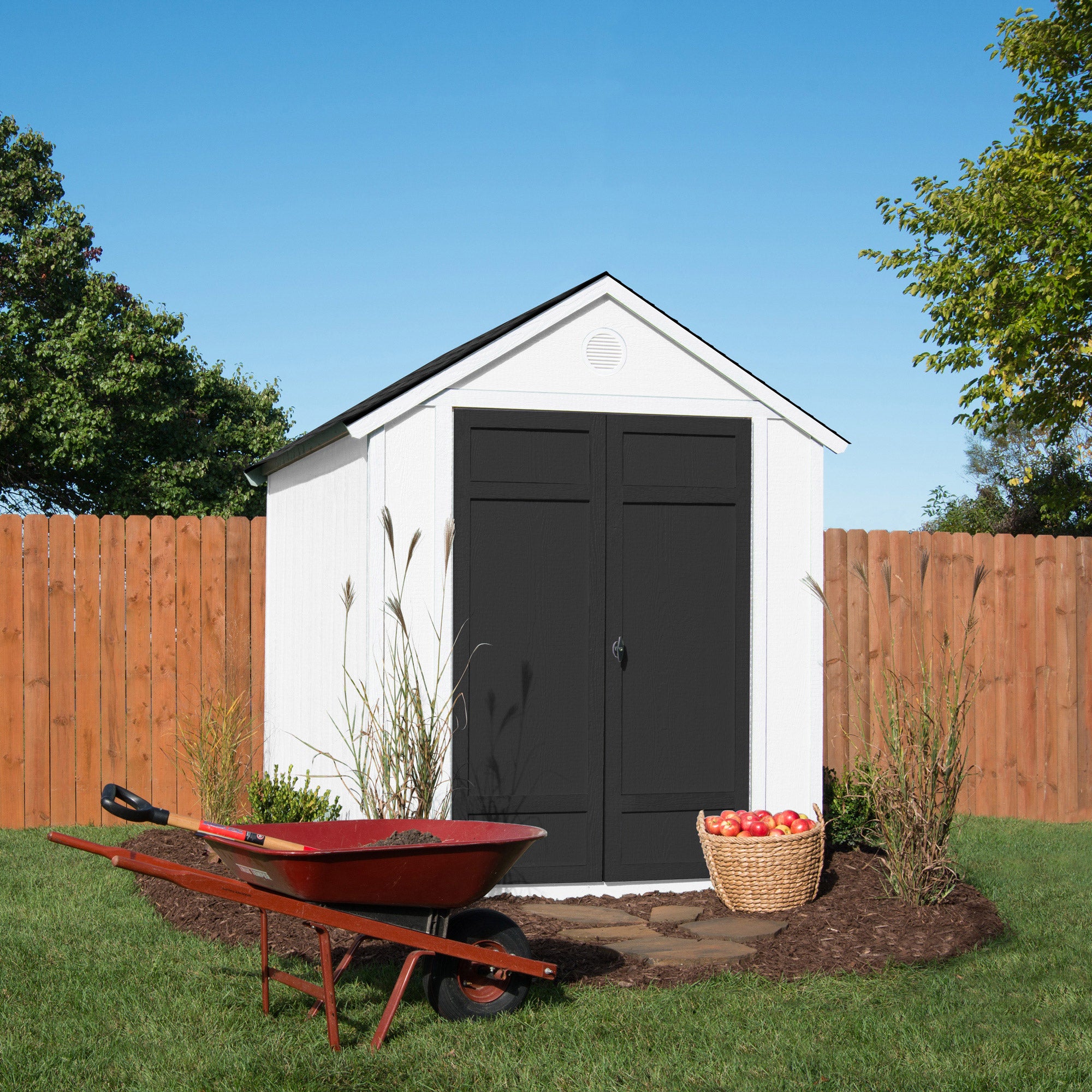 Magnolia 6' x 8' Wood Storage Shed – Do It Yourself Assembly