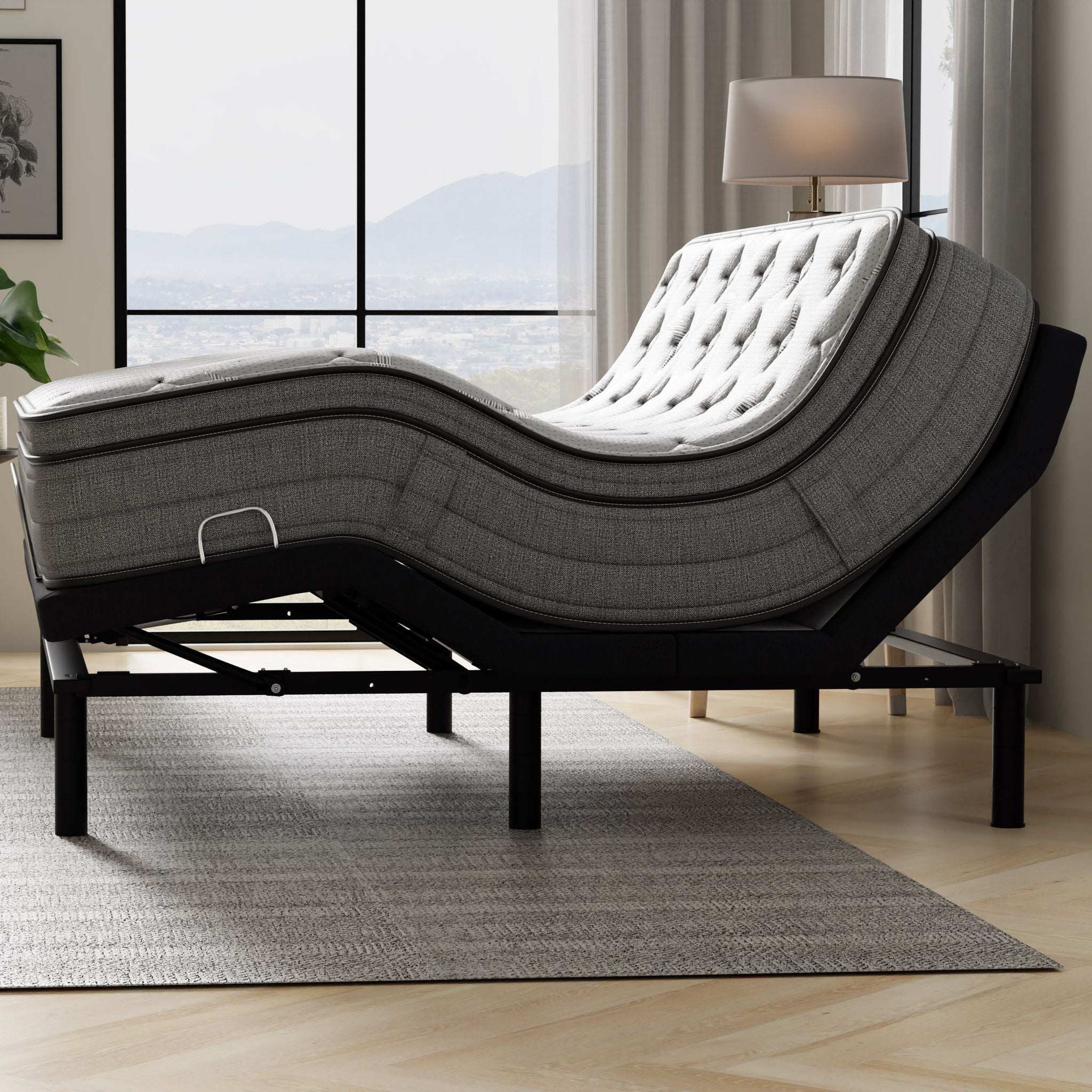 Sleep Science 13" Align IQ Euro Top Memory Foam Mattress with Adjustable Base