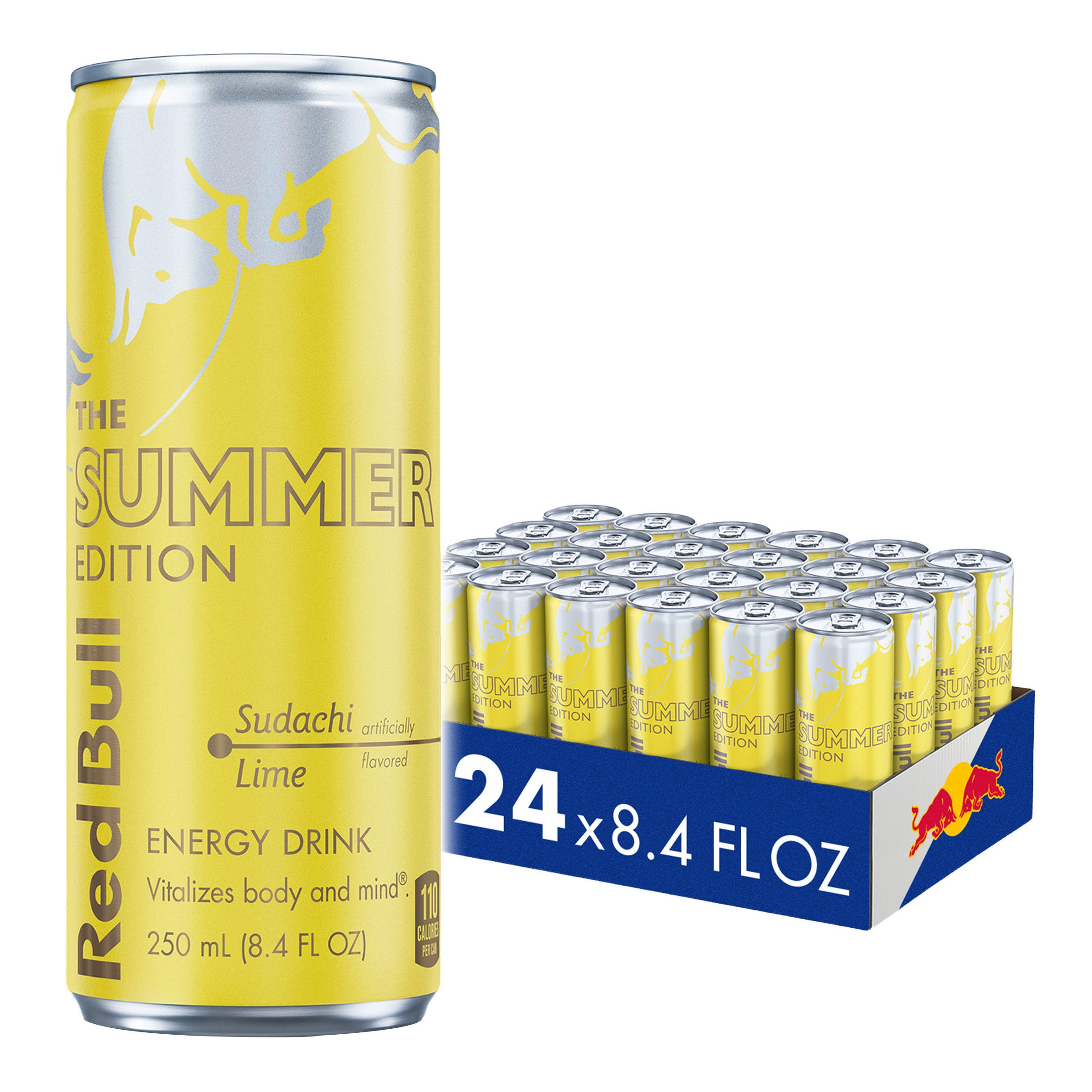 Red Bull Energy Drink, Sudachi Lime, 8.4 fl oz, 24-count