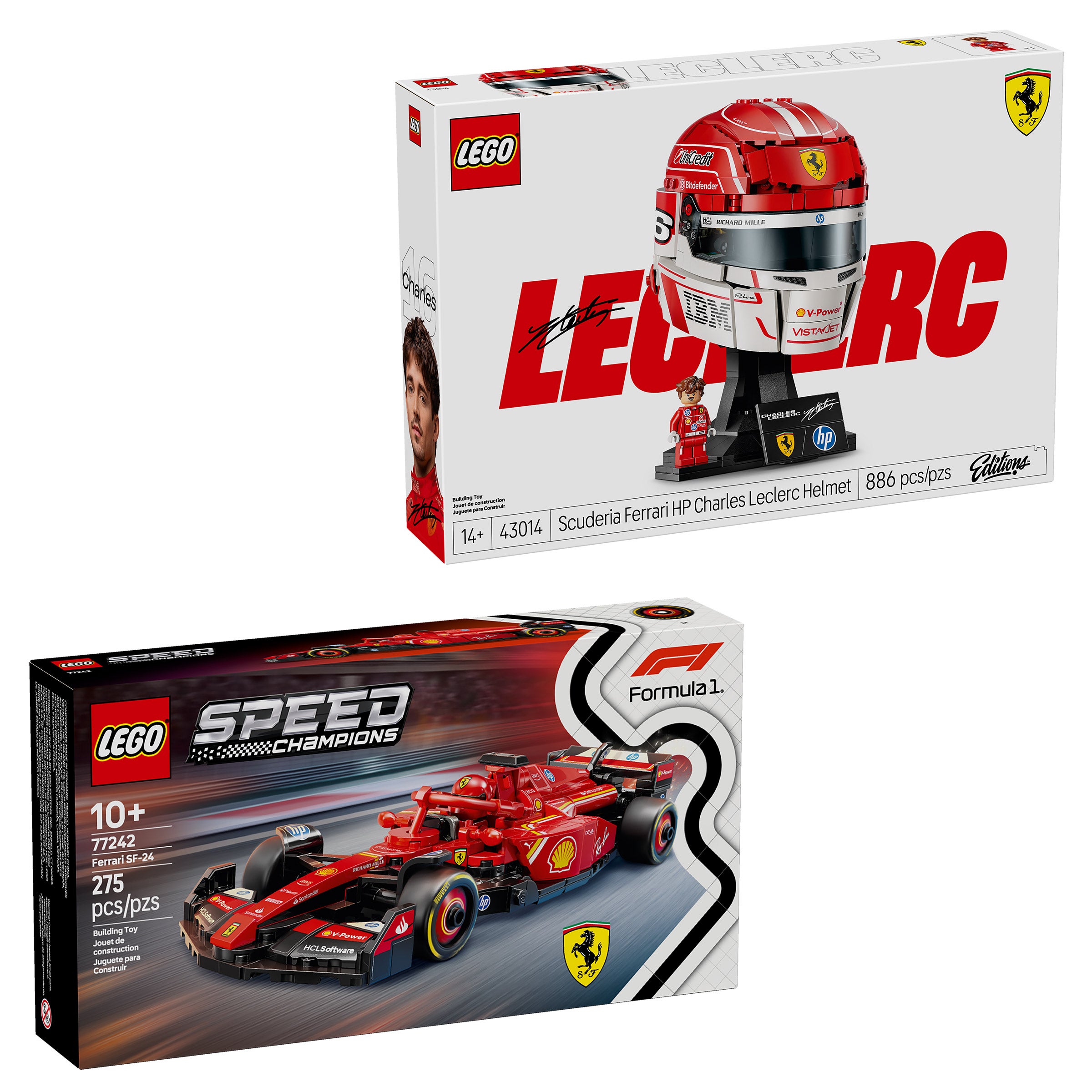 LEGO Charles Leclerc Ferrari Bundle