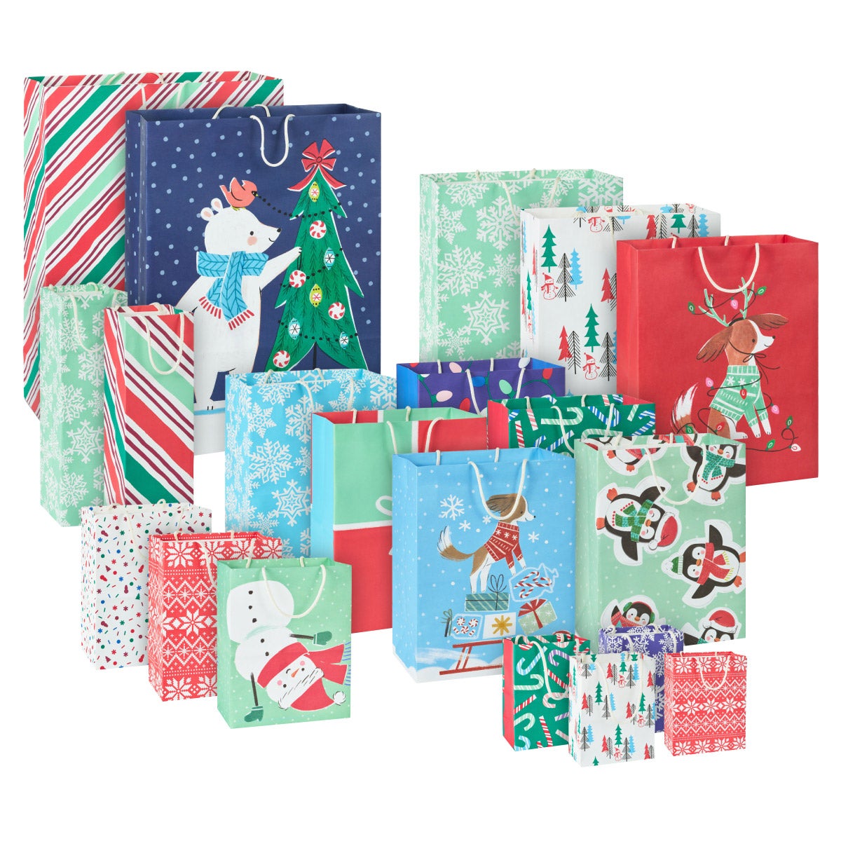 Hallmark Gift Bags - Whimsical, 20-count