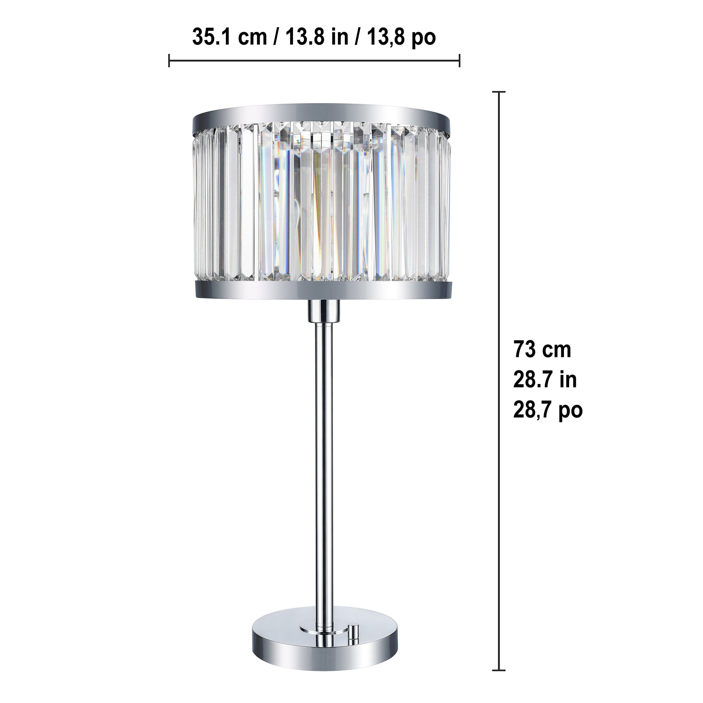 Cheila Crystal Table Lamp
