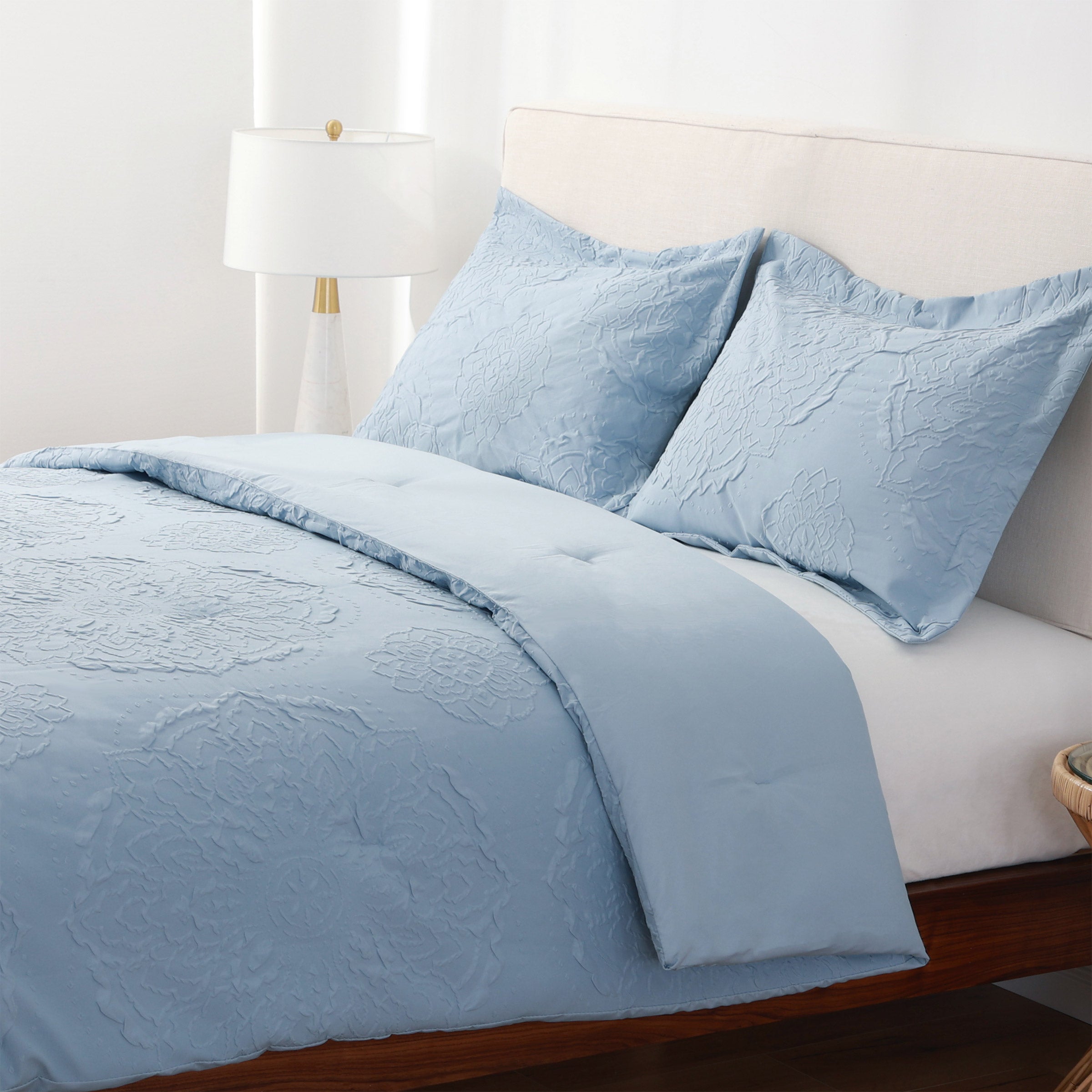 Berkshire Daydream Embossed 3-piece Comforter Set