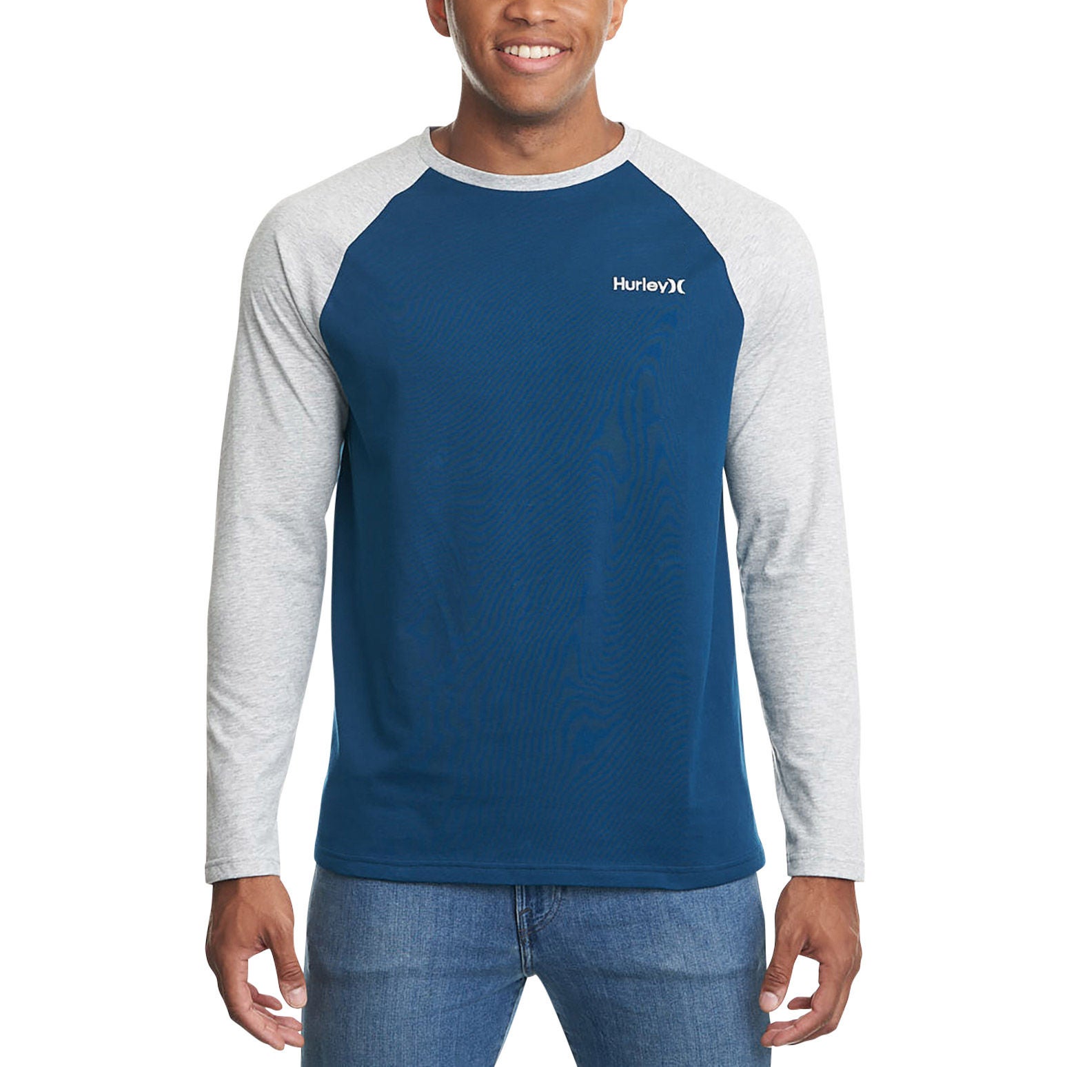 Hurley Men's Raglan Long Sleeve Tee