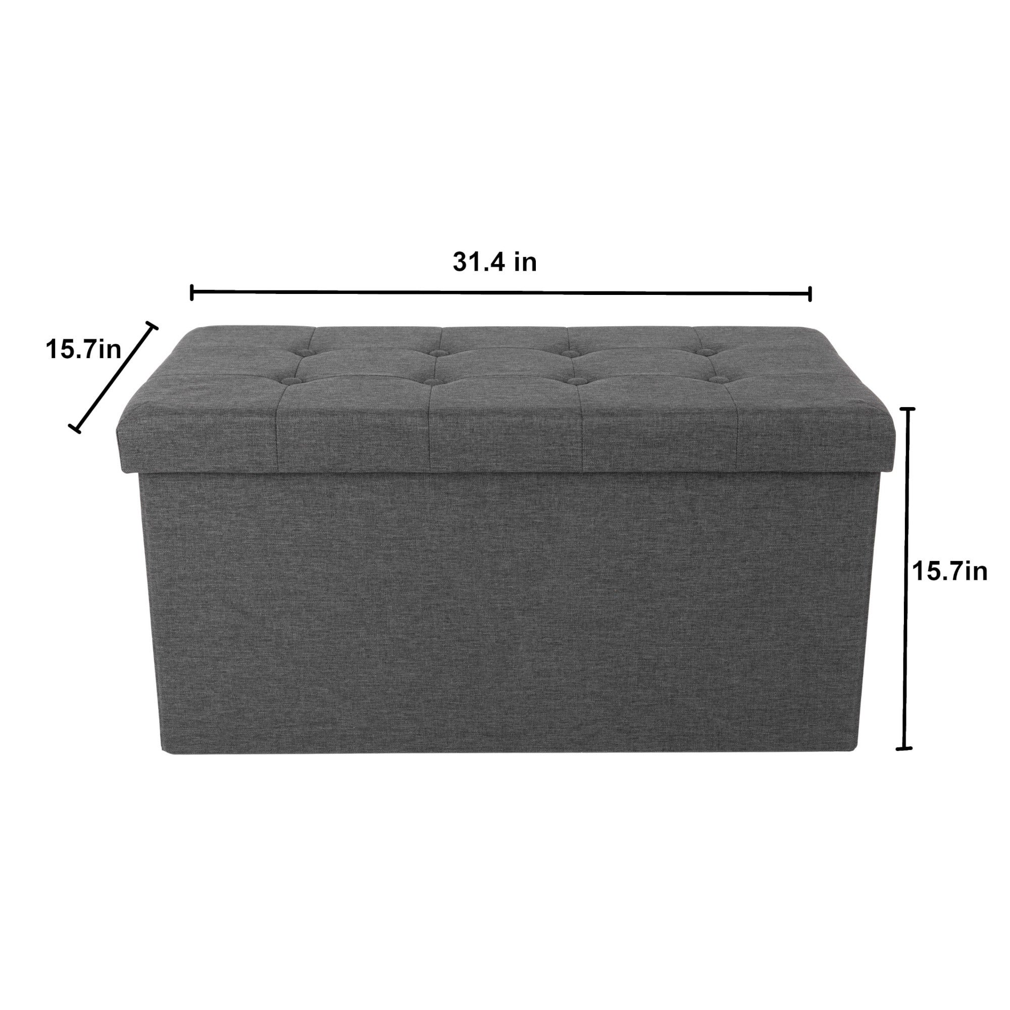 Seville Classics Foldable Storage Trunk