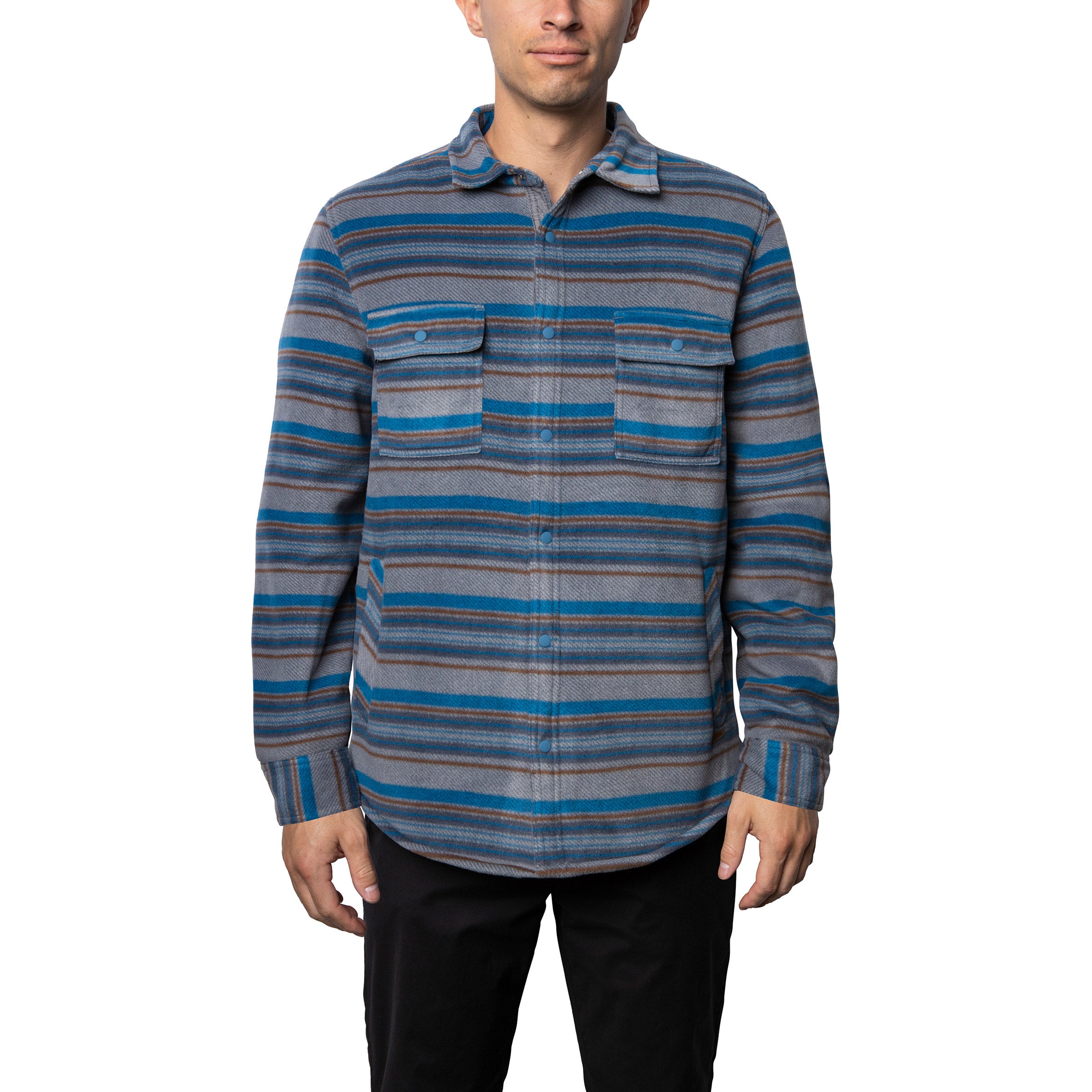 Voyager Men's Polar Fleece Shirt Jacket