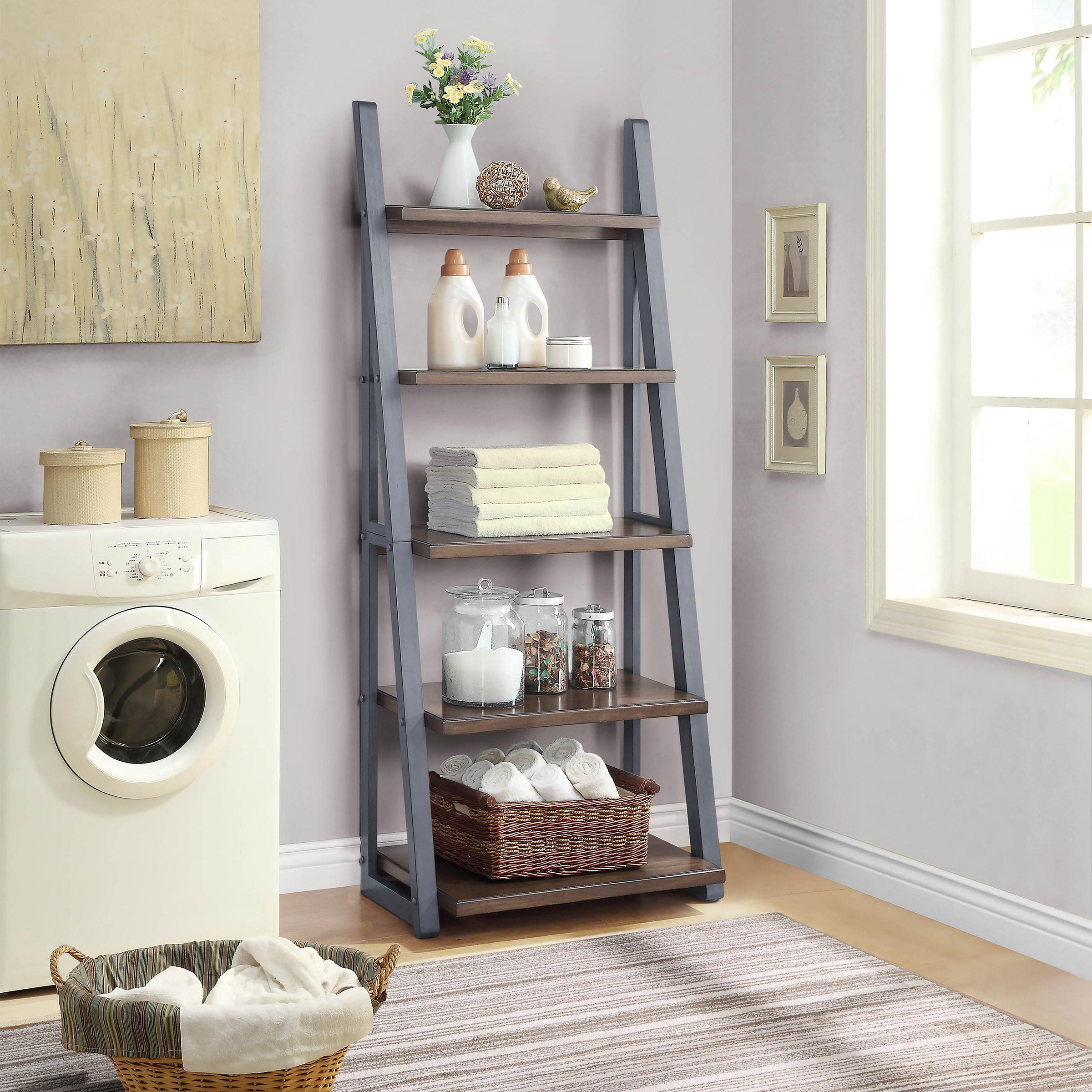 Ashcroft 72" Ladder Bookcase