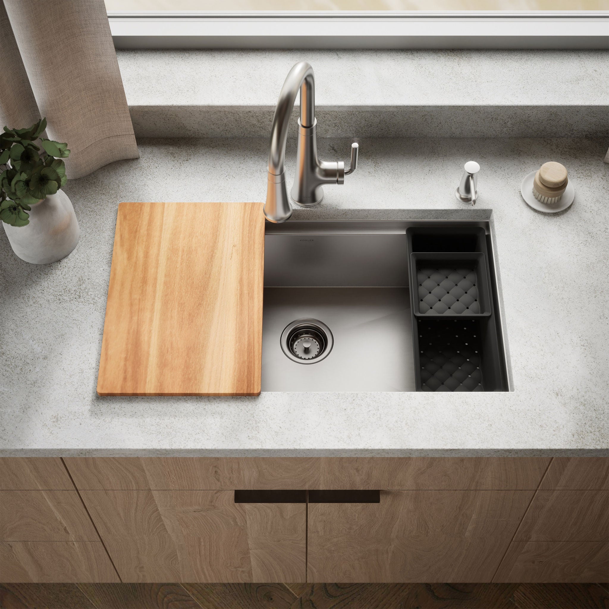 Kohler Lyric Dual Mount Workstation Kitchen Sink Kit