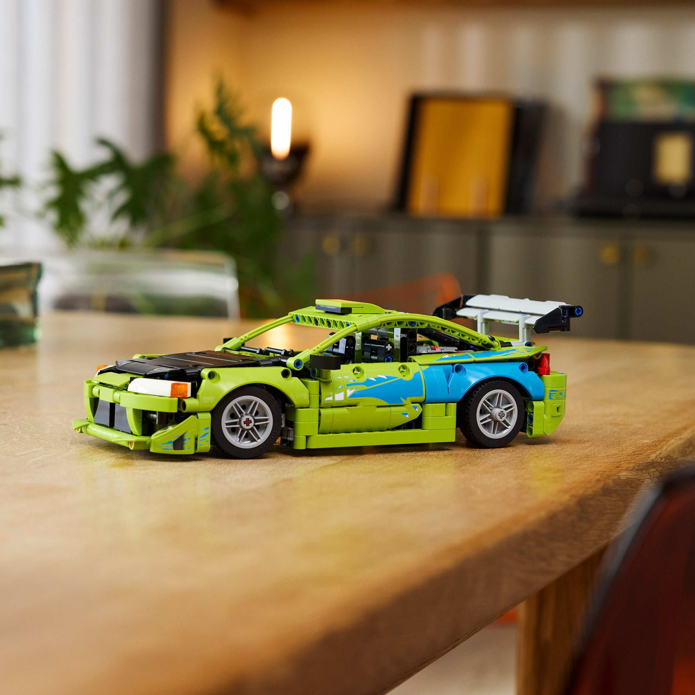 LEGO Custom Garage Mustang & Fast and Furious Mitsubishi Eclipse Bundle