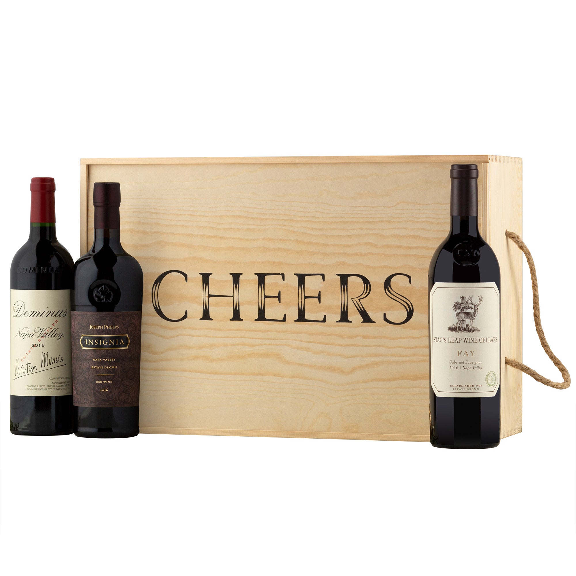 Iconic Napa Cheers Premier California Red Wine, CA ONLY
