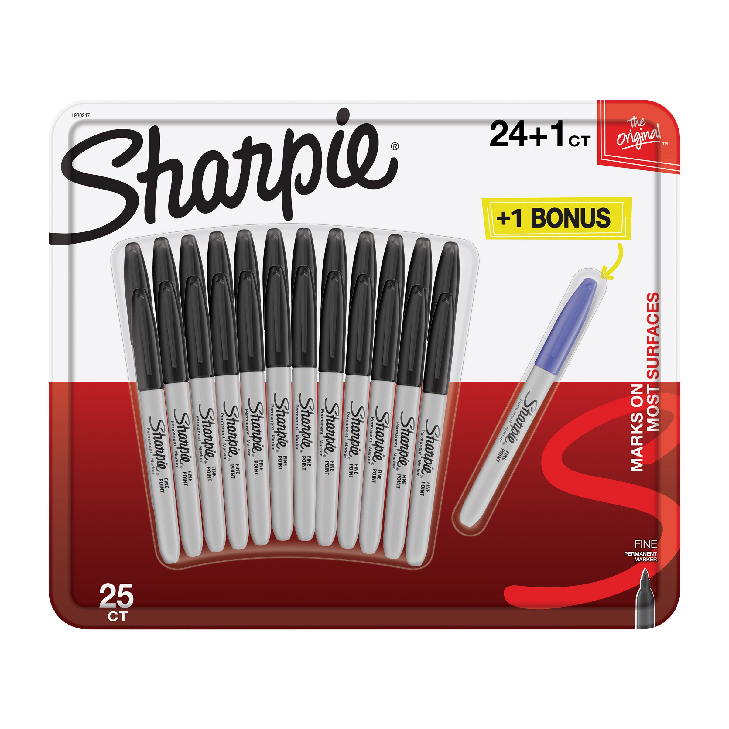 Sharpie Fine Point Permanent Marker, 25-count