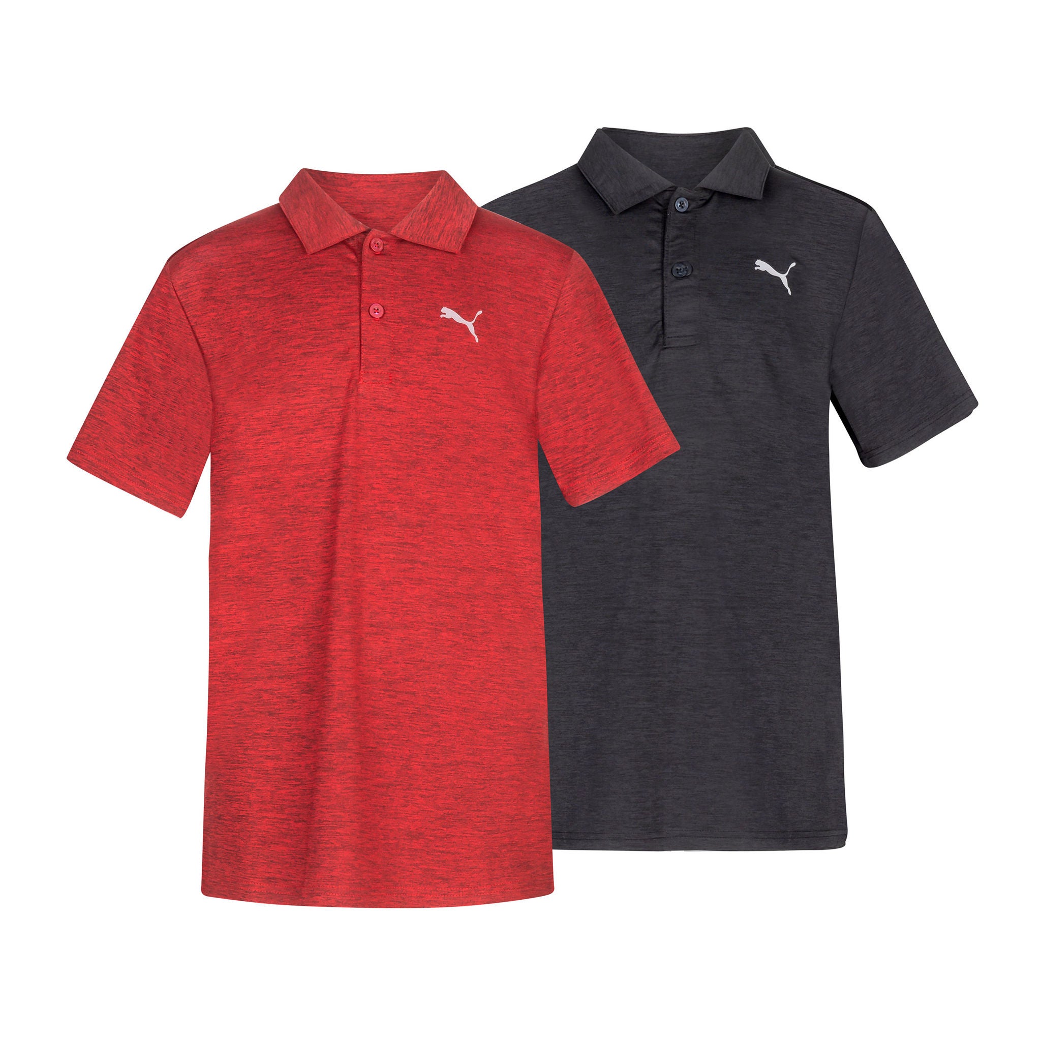 Puma Youth 2-pack Polo, Red/Black