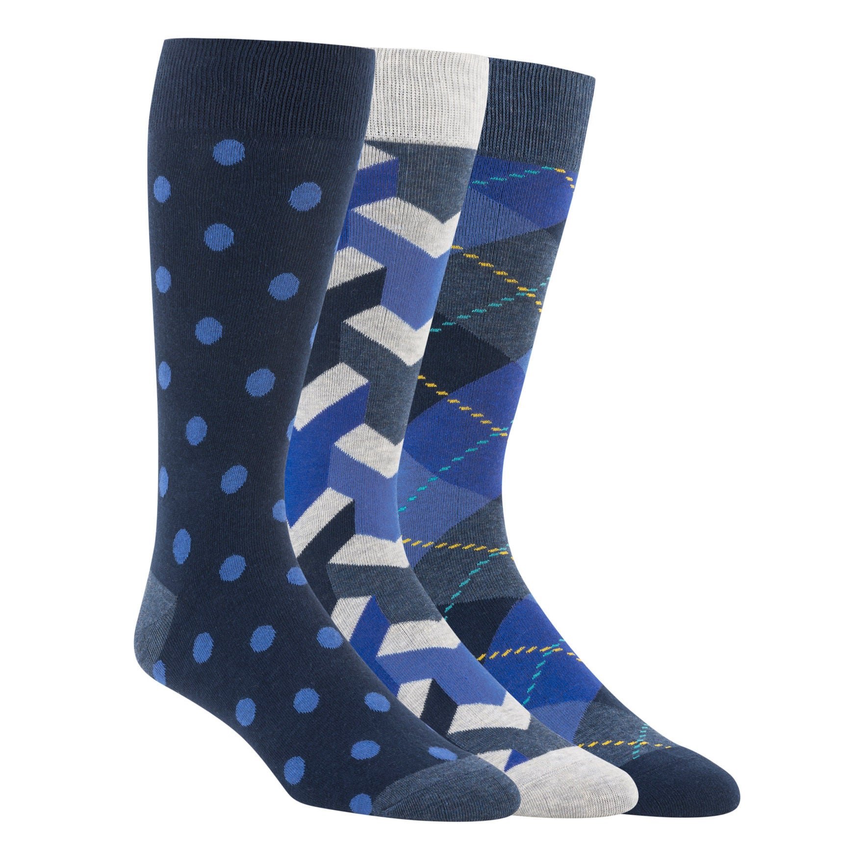 Fun Socks Men's Crew Sock, 6-pair