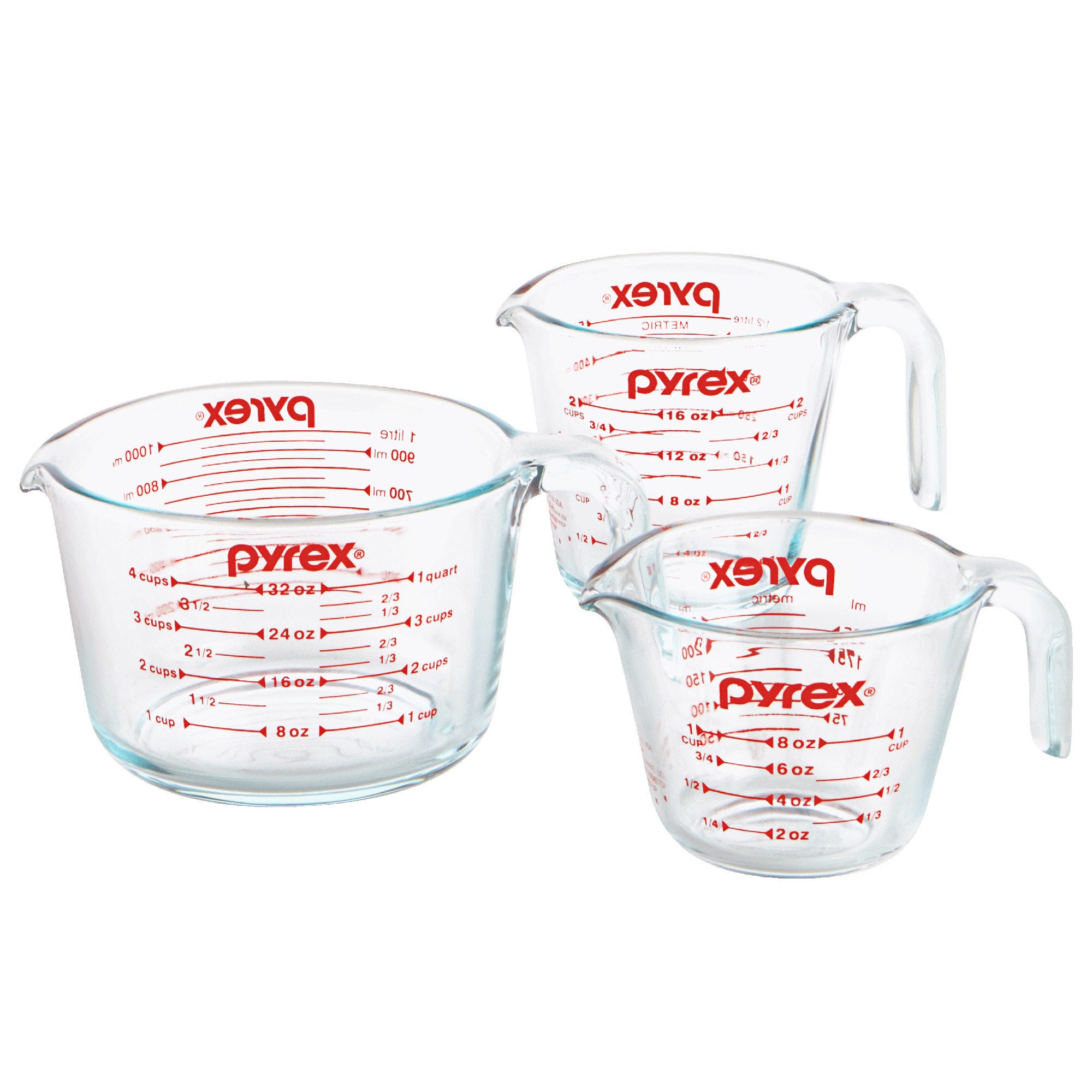 Pyrex 3-piece Measuring Cup Set