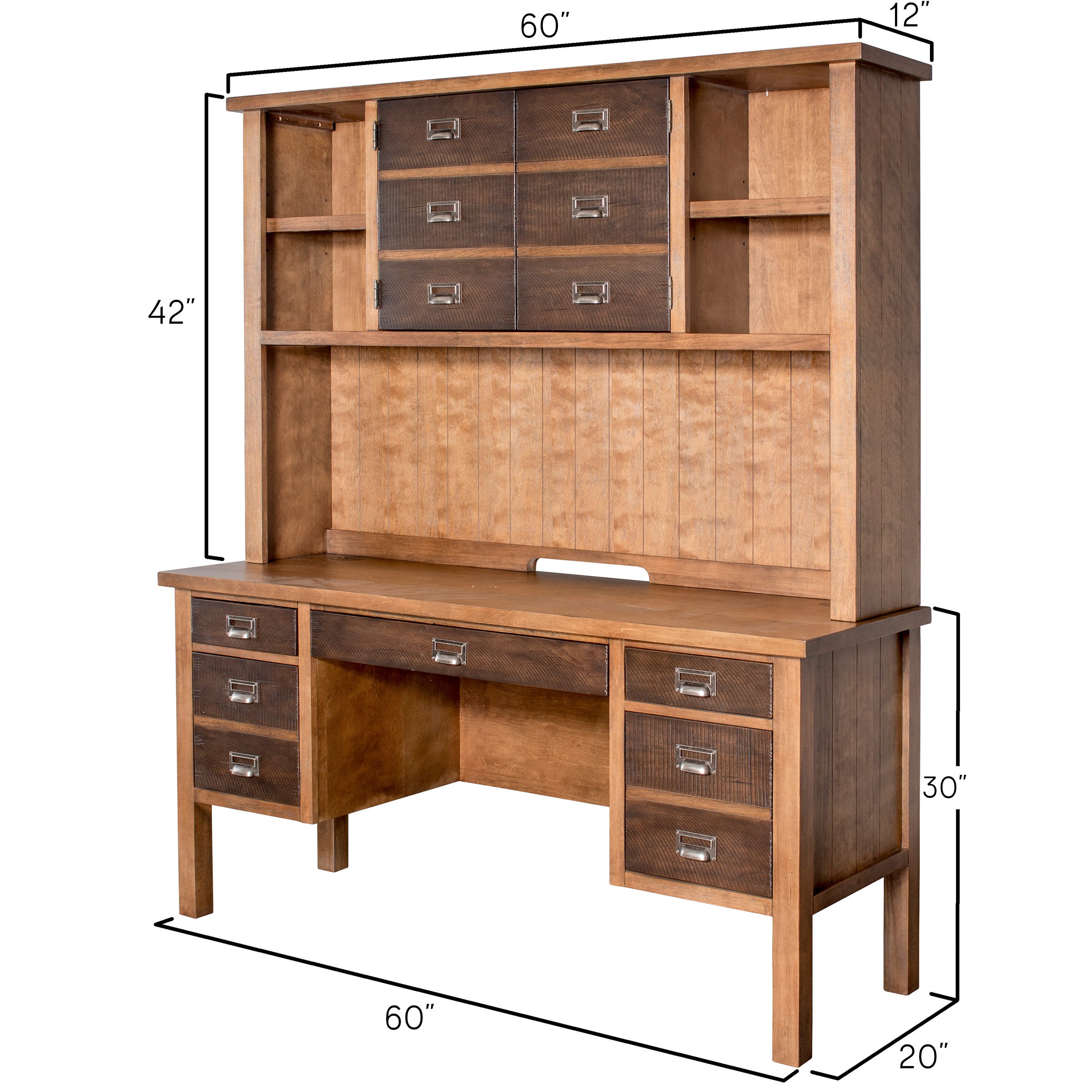 Hester 5-piece Office Set with L Desk