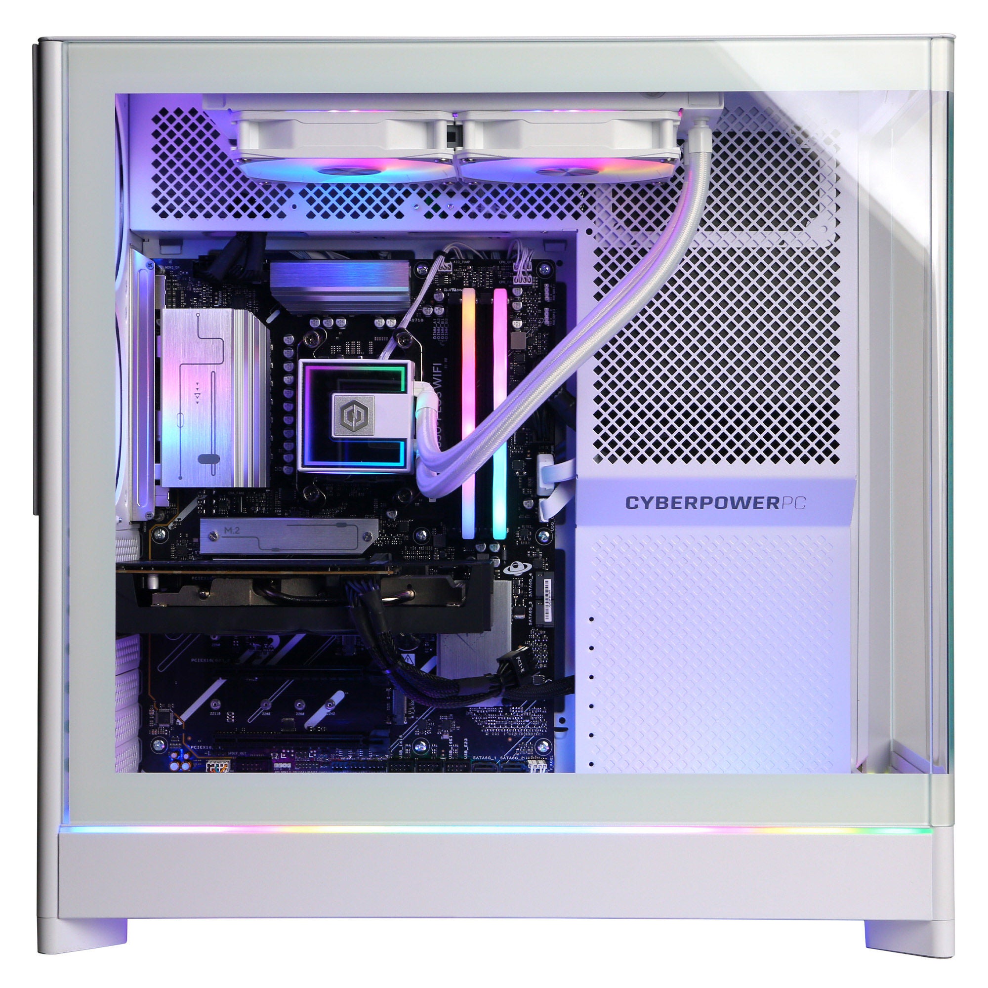 CyberPowerPC Gamer Supreme Liquid Cooled - AMD Ryzen 7 9700X 3.8GHz - AMD Radeon RX 9060 XT, 16GB - Windows 11