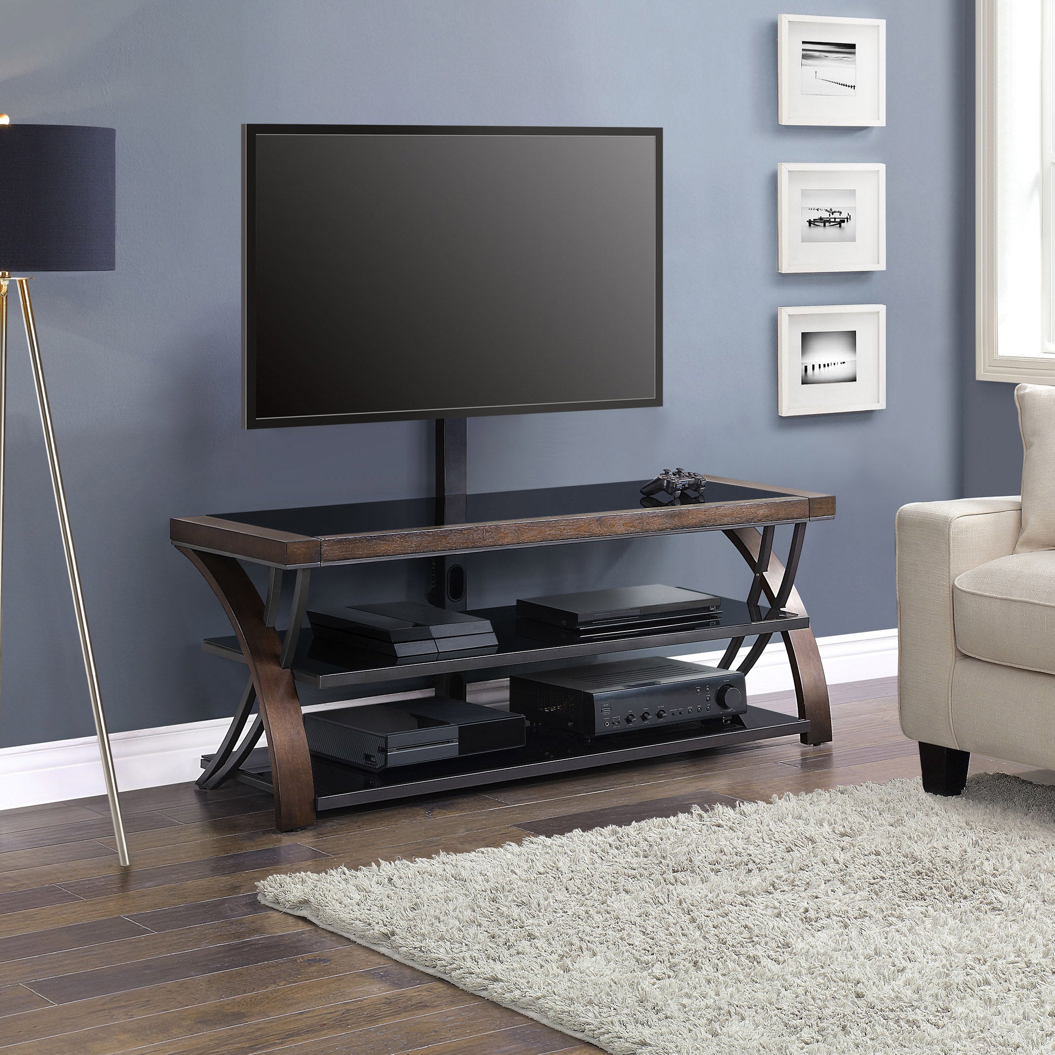 Burkedale 56" 3-in-1 TV Stand