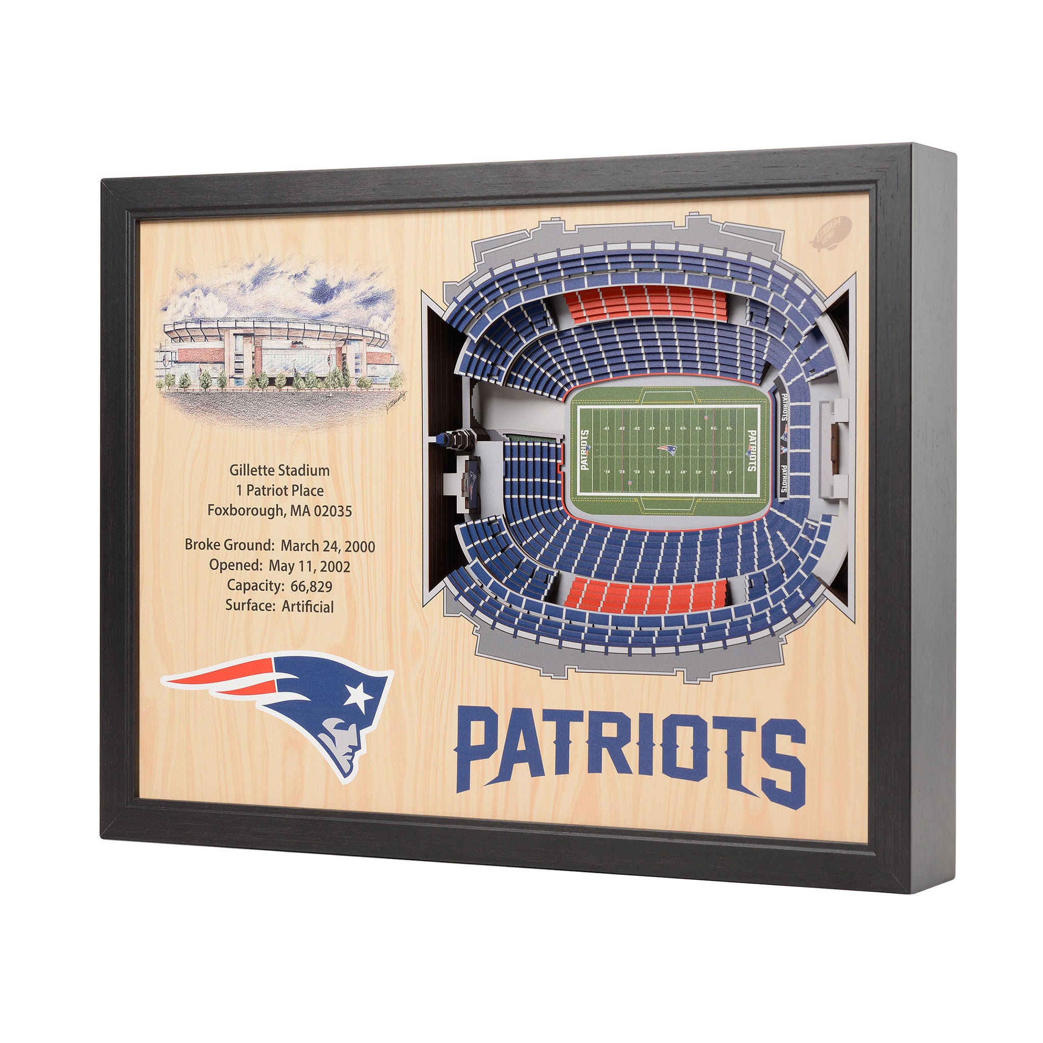 NFL 25-layer Stadium View Wall Art