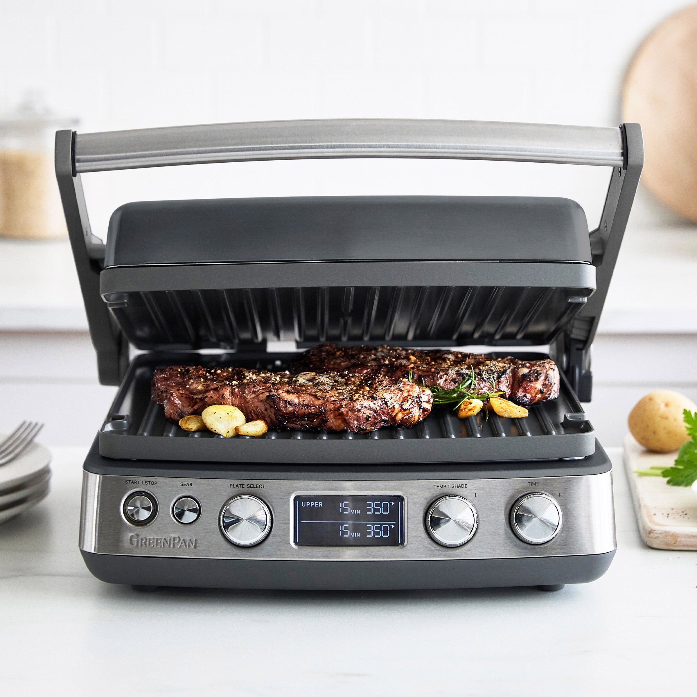 GreenPan Multi Grill & Griddle with Waffle Plate