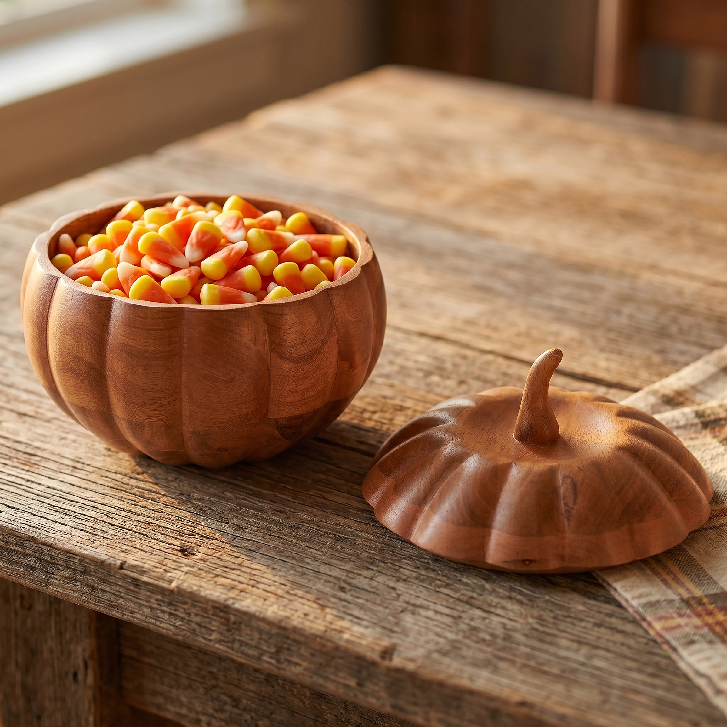 Fitz & Floyd Pumpkin Serving Bowl with Lid