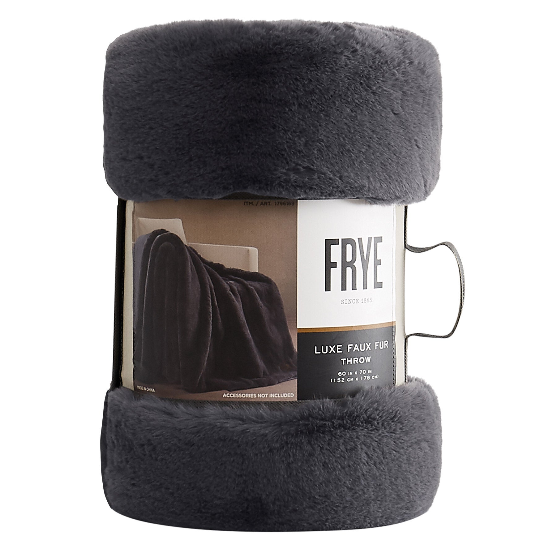 FRYE Luxe Faux Fur Throw