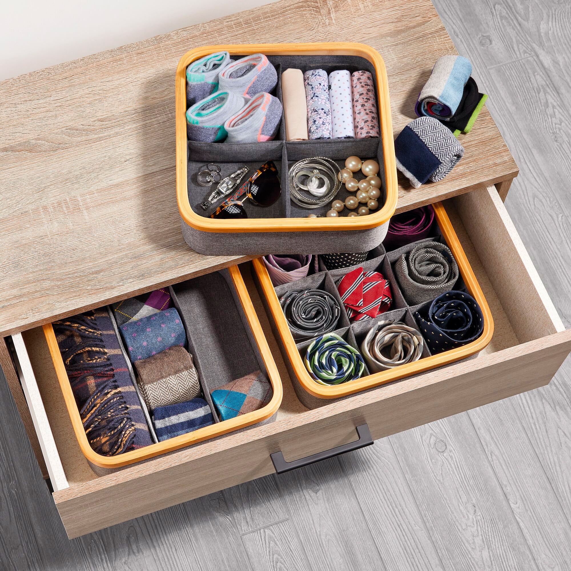 Drawer Organizers, 3-pack