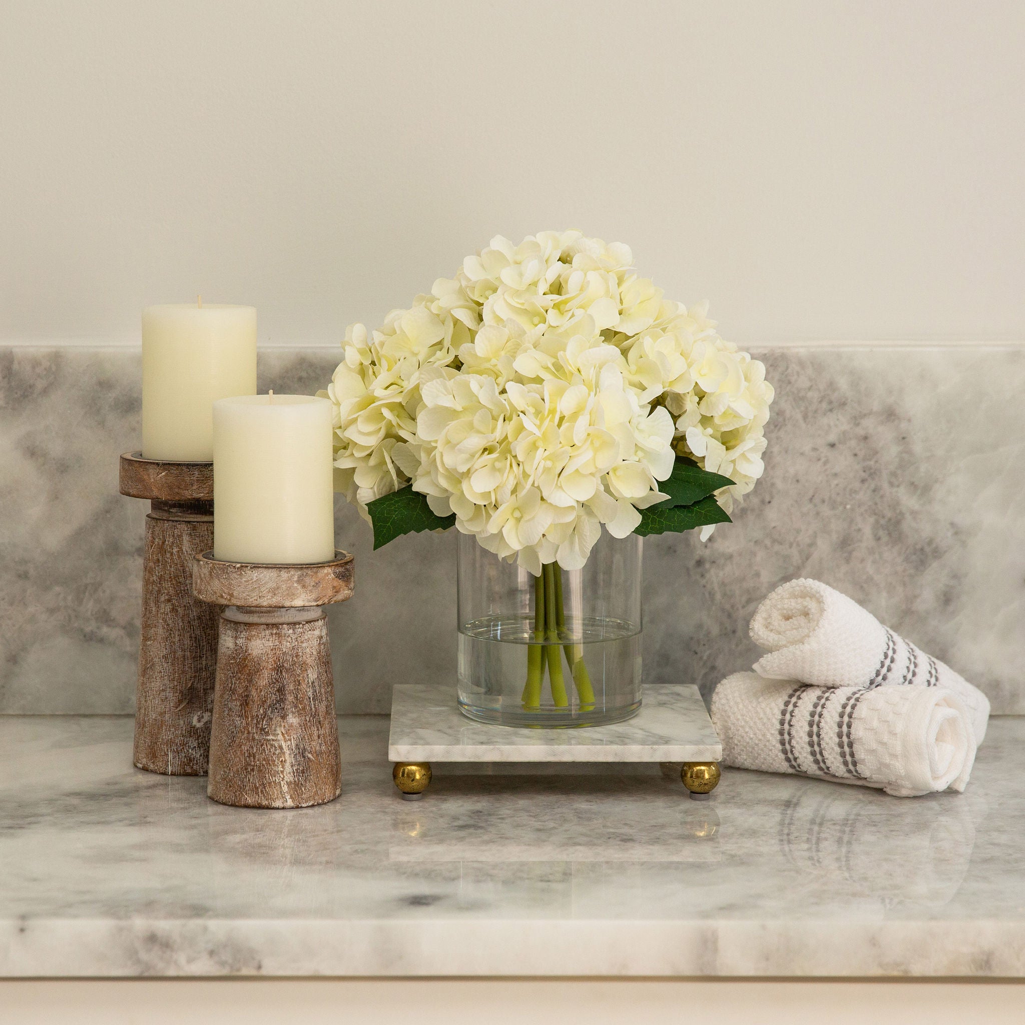 Faux 12 " Hydrangea Arrangement