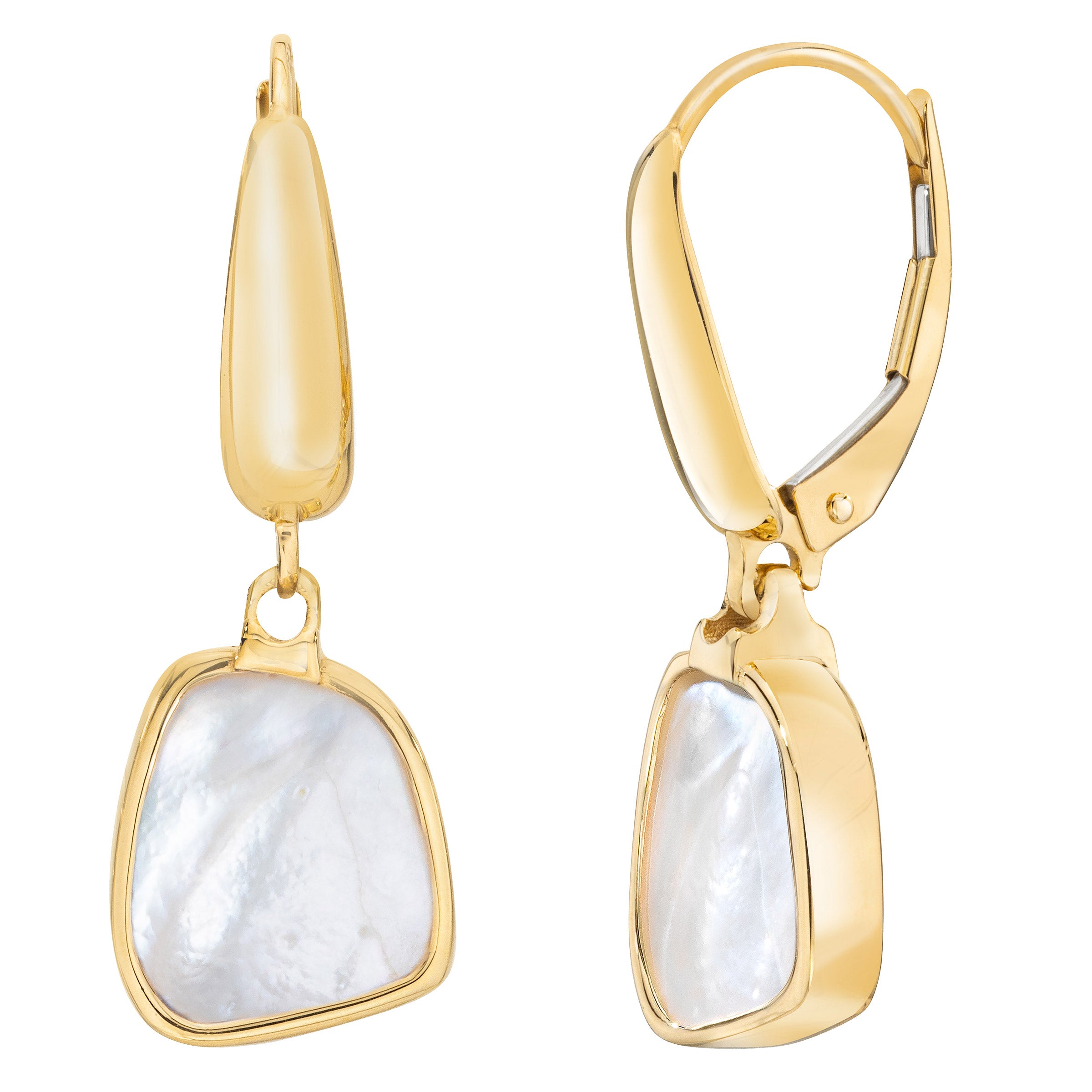 Gemstone 14kt Yellow Gold Dangle Earrings