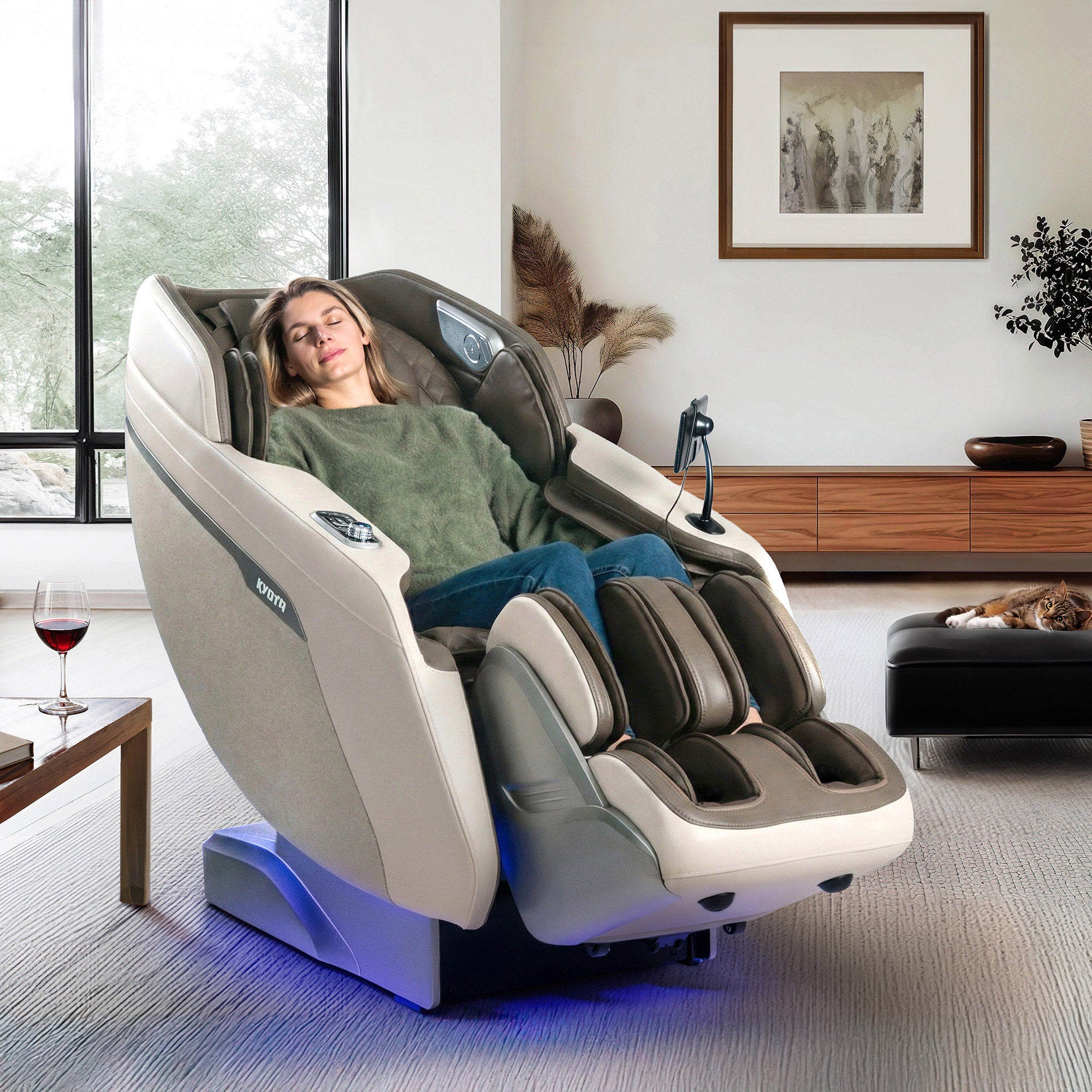Kyota Kiyomi M698 Zero Gravity 4D Massage Chair with Tablet