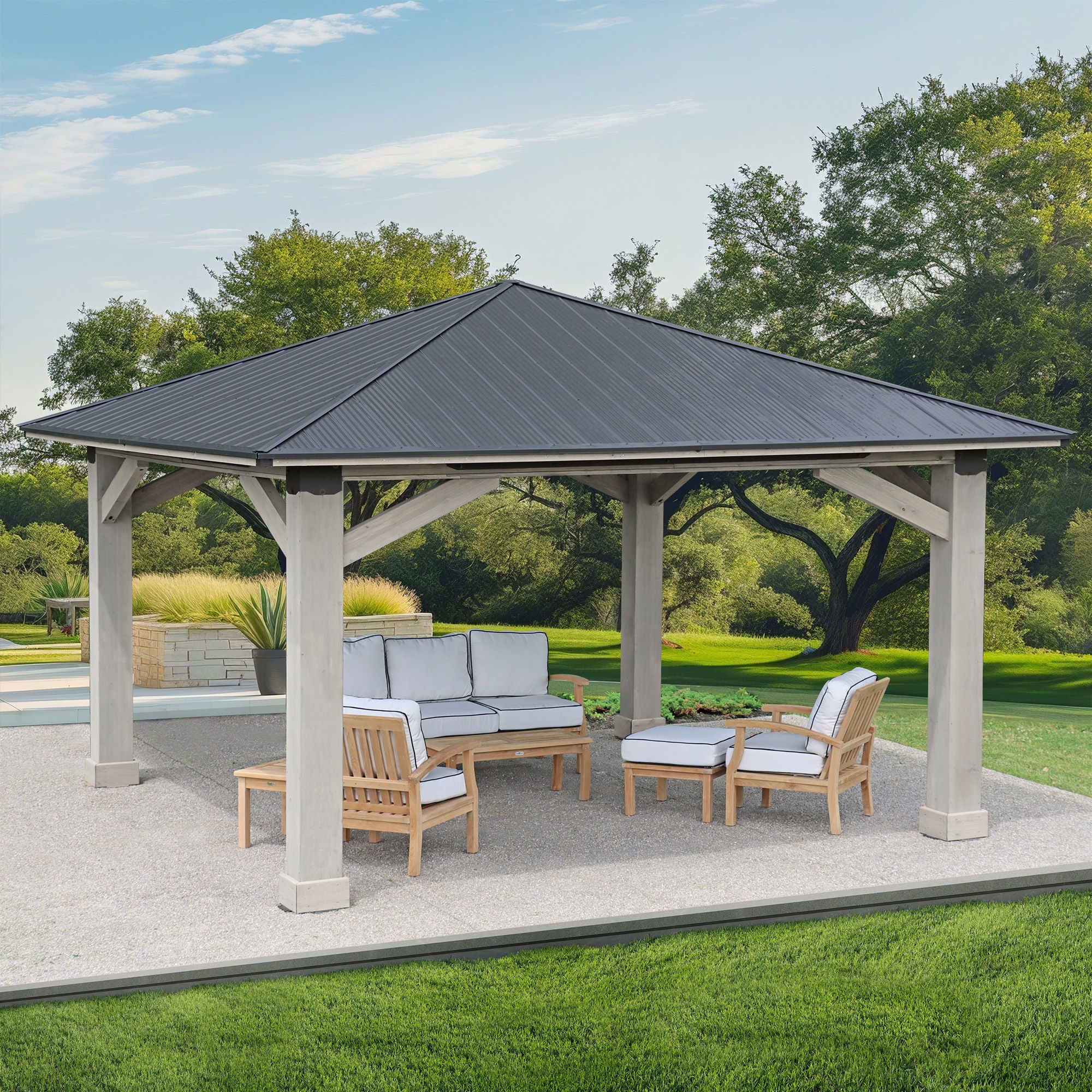 Yardistry 16'X16' Timber Frame Gazebo