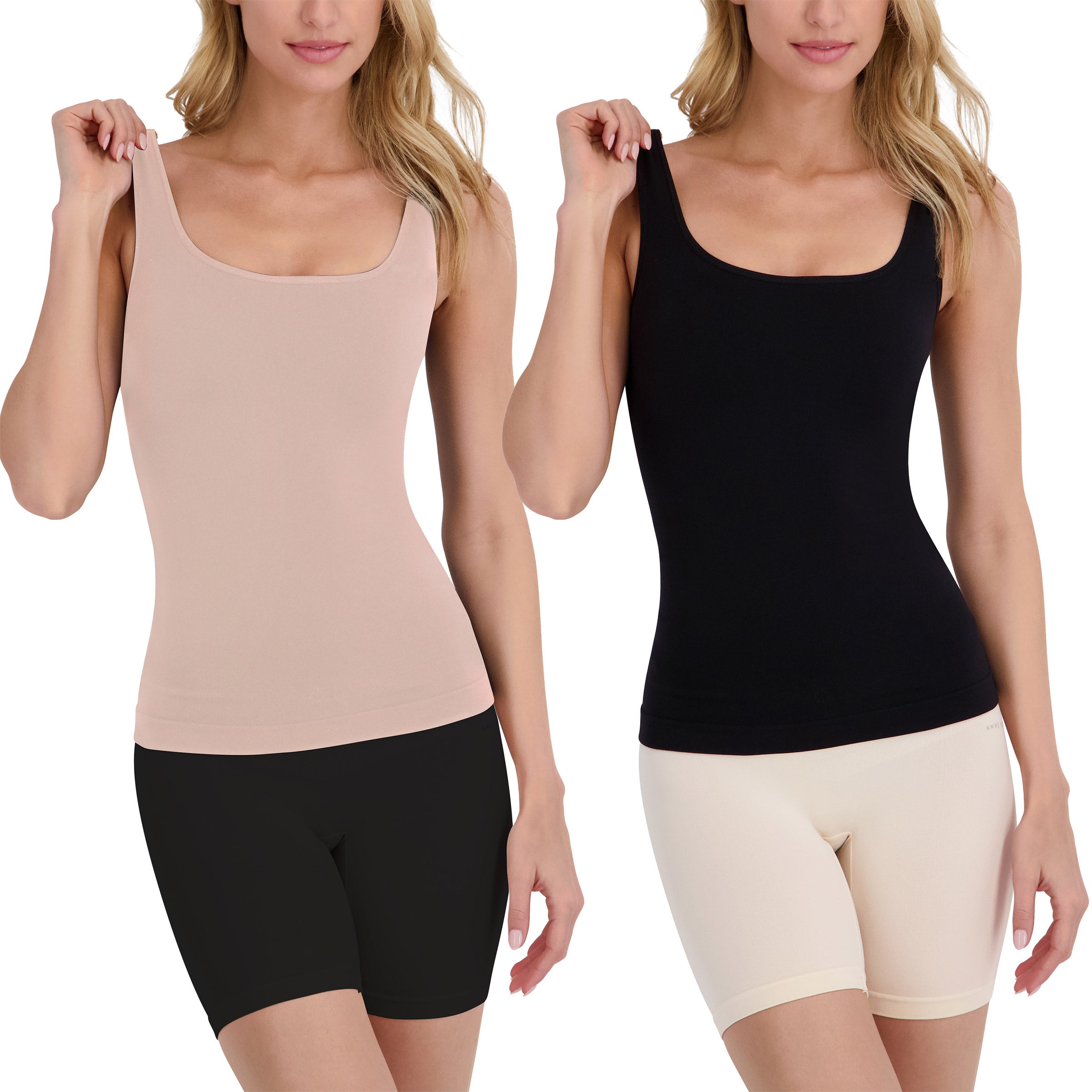 Anne Klein Women's Shaping Tank, 2-pack