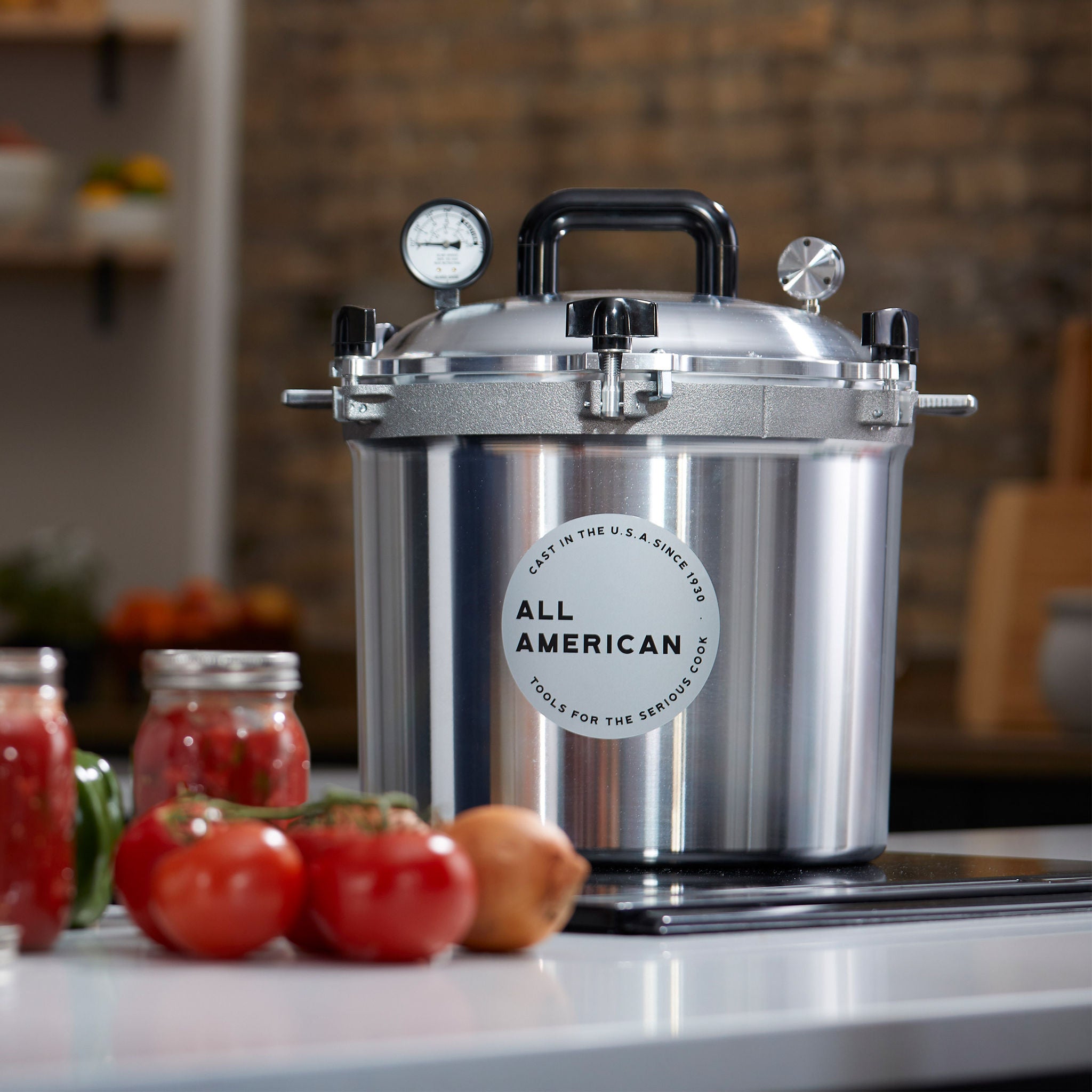 All American 1930 25-quart Cast Aluminum Pressure Cooker/Canner